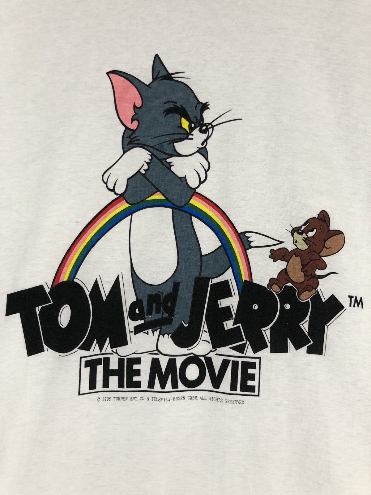 Cartoon Network × Vintage Vintage 90s TOM AND JERRY The Movie Shirt Size US M / EU 48-50 / 2 - 3 Thumbnail