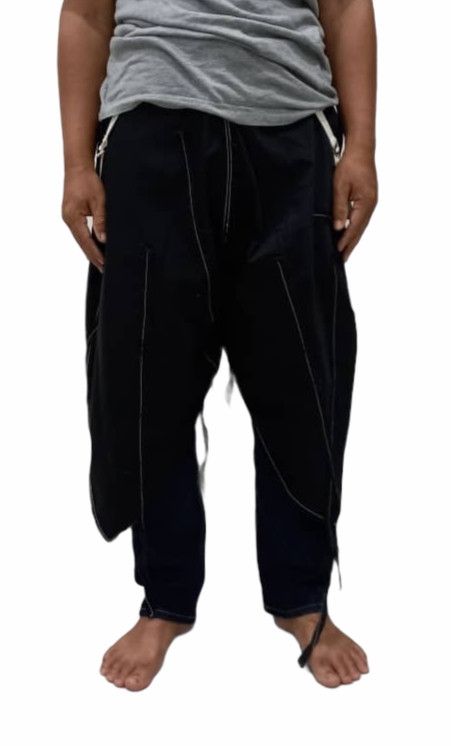 Japanese Brand Vintage Retro Japanese Harem Pants/Bondage Size US 33 - 11 Thumbnail
