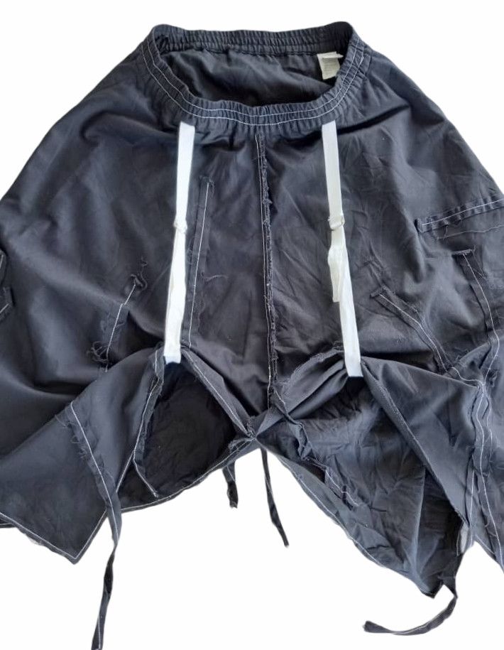 image of Vintage Retro Japanese Harem Pants/bondage in Black, Men's (Size 33)