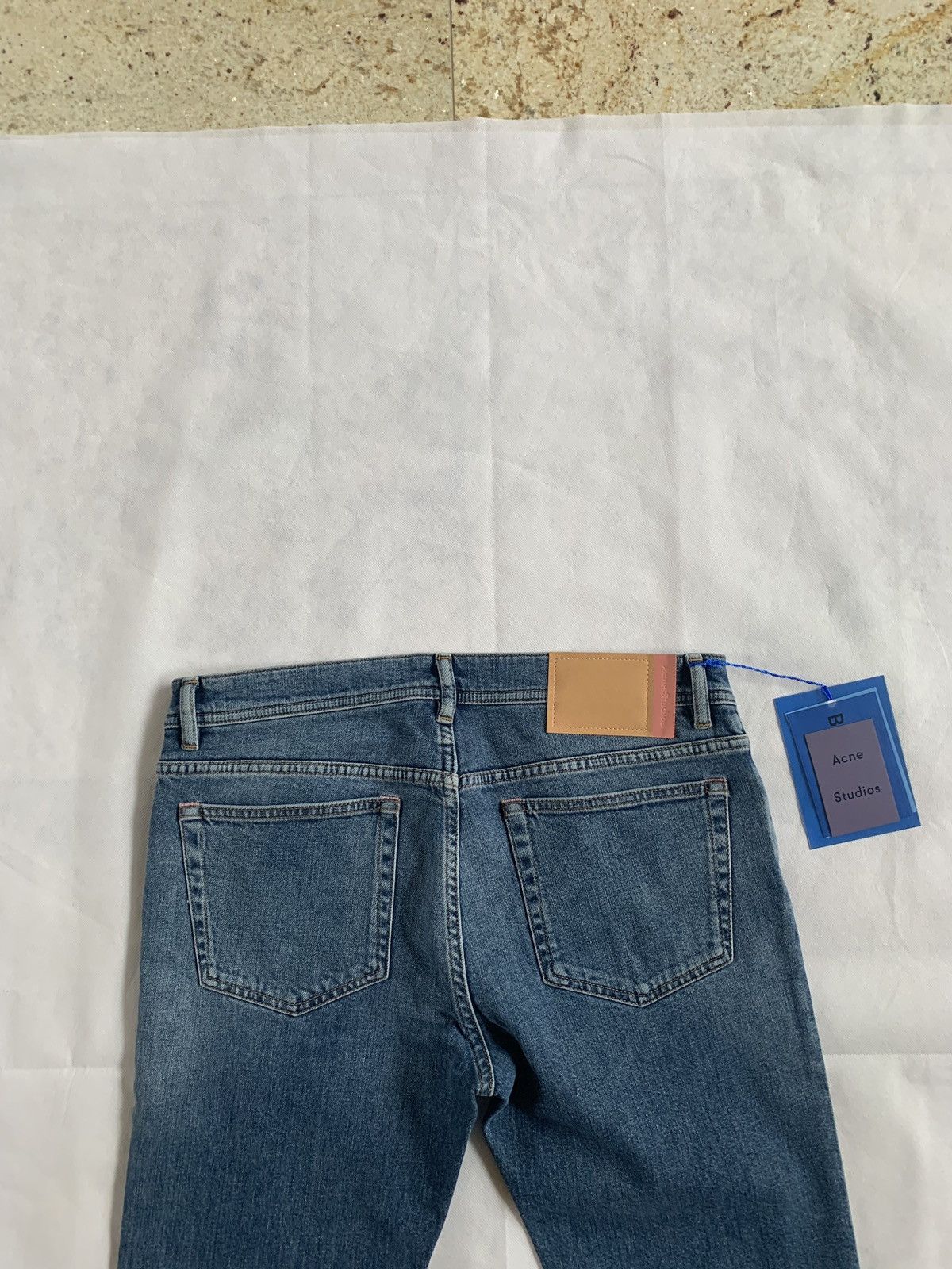 Acne Studios 32 x 32 North Denim in Mid Blue Size US 32 / EU 48 - 12 Thumbnail
