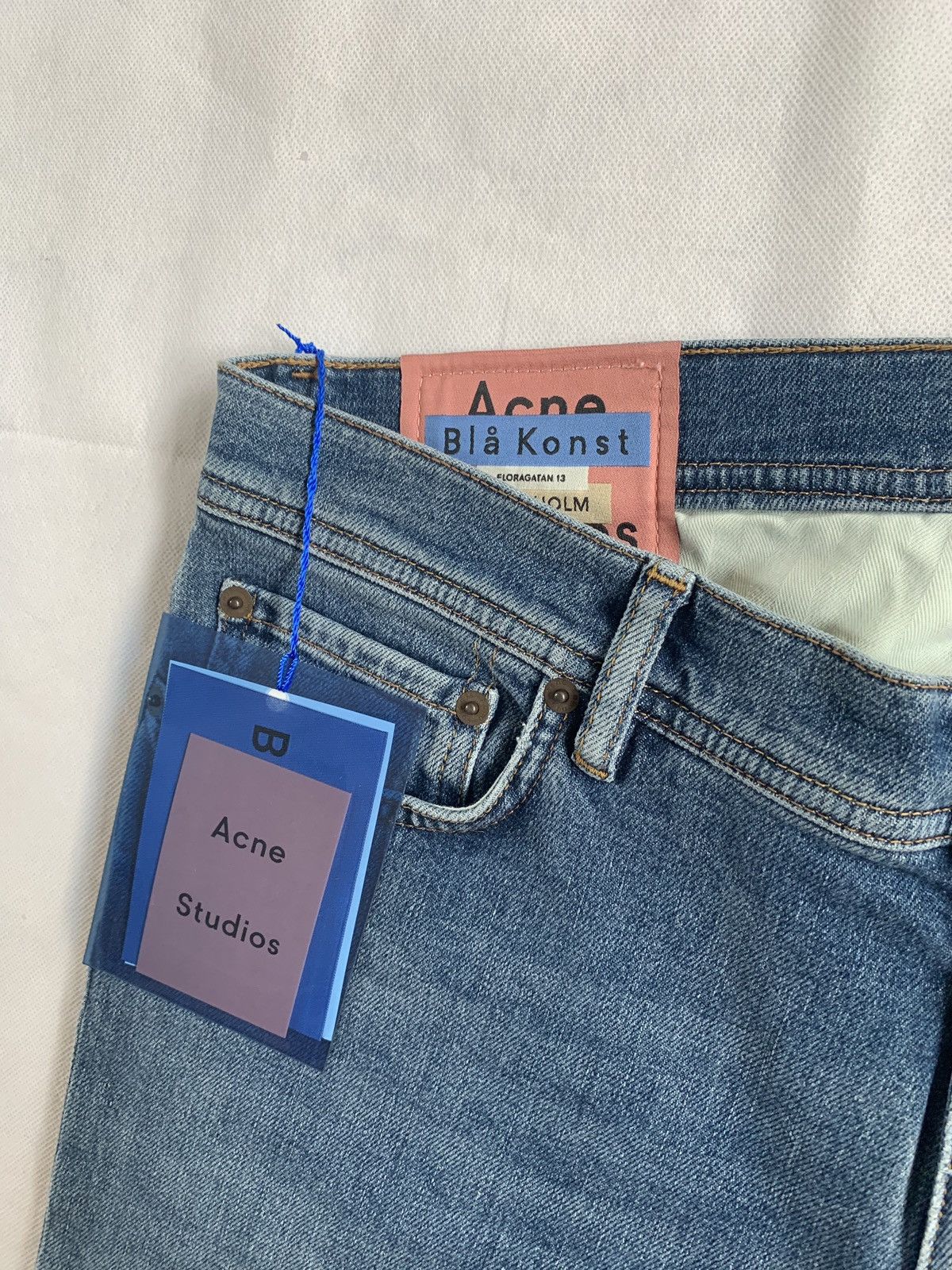 Acne Studios 32 x 32 North Denim in Mid Blue Size US 32 / EU 48 - 4 Thumbnail
