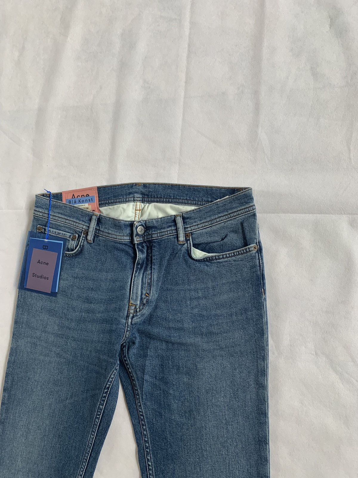 Acne Studios 32 x 32 North Denim in Mid Blue Size US 32 / EU 48 - 7 Thumbnail