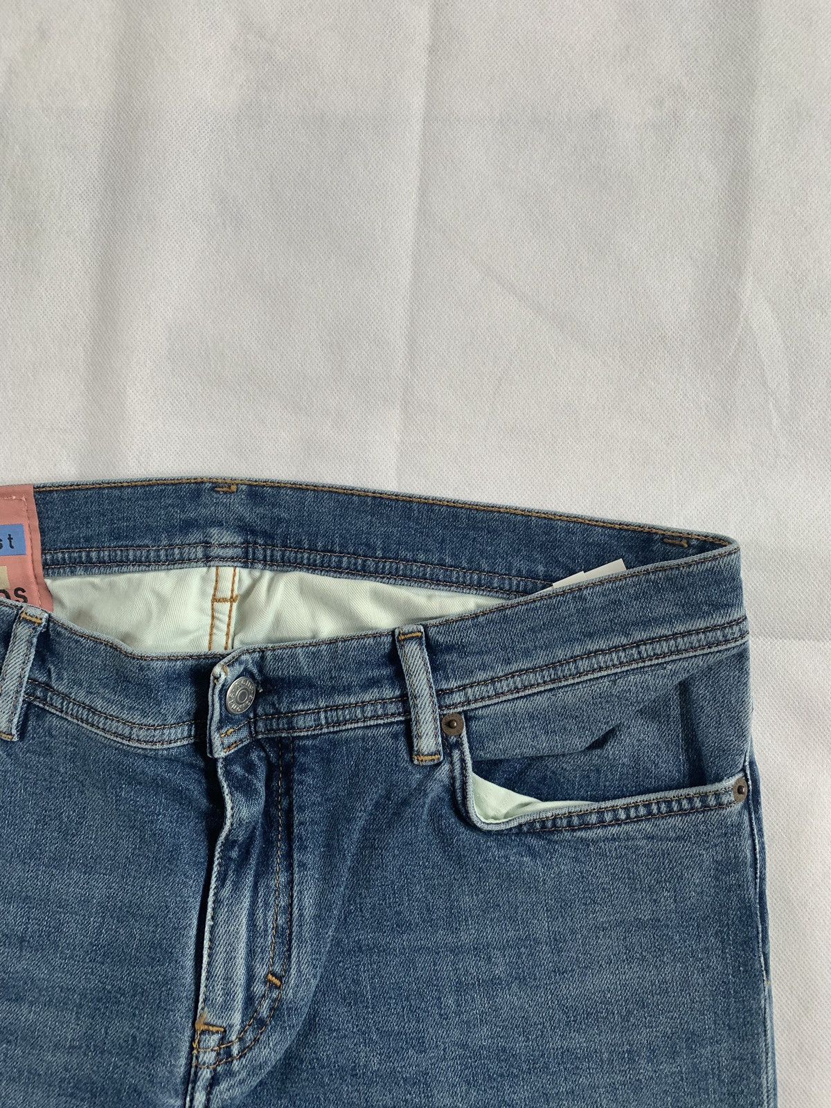 Acne Studios 32 x 32 North Denim in Mid Blue Size US 32 / EU 48 - 6 Thumbnail