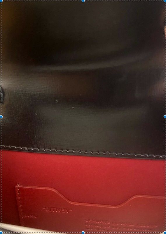 Off-White “NOT FOR SALE” 0.7 Jitney Bag in Bordeaux Size ONE SIZE - 2 Thumbnail