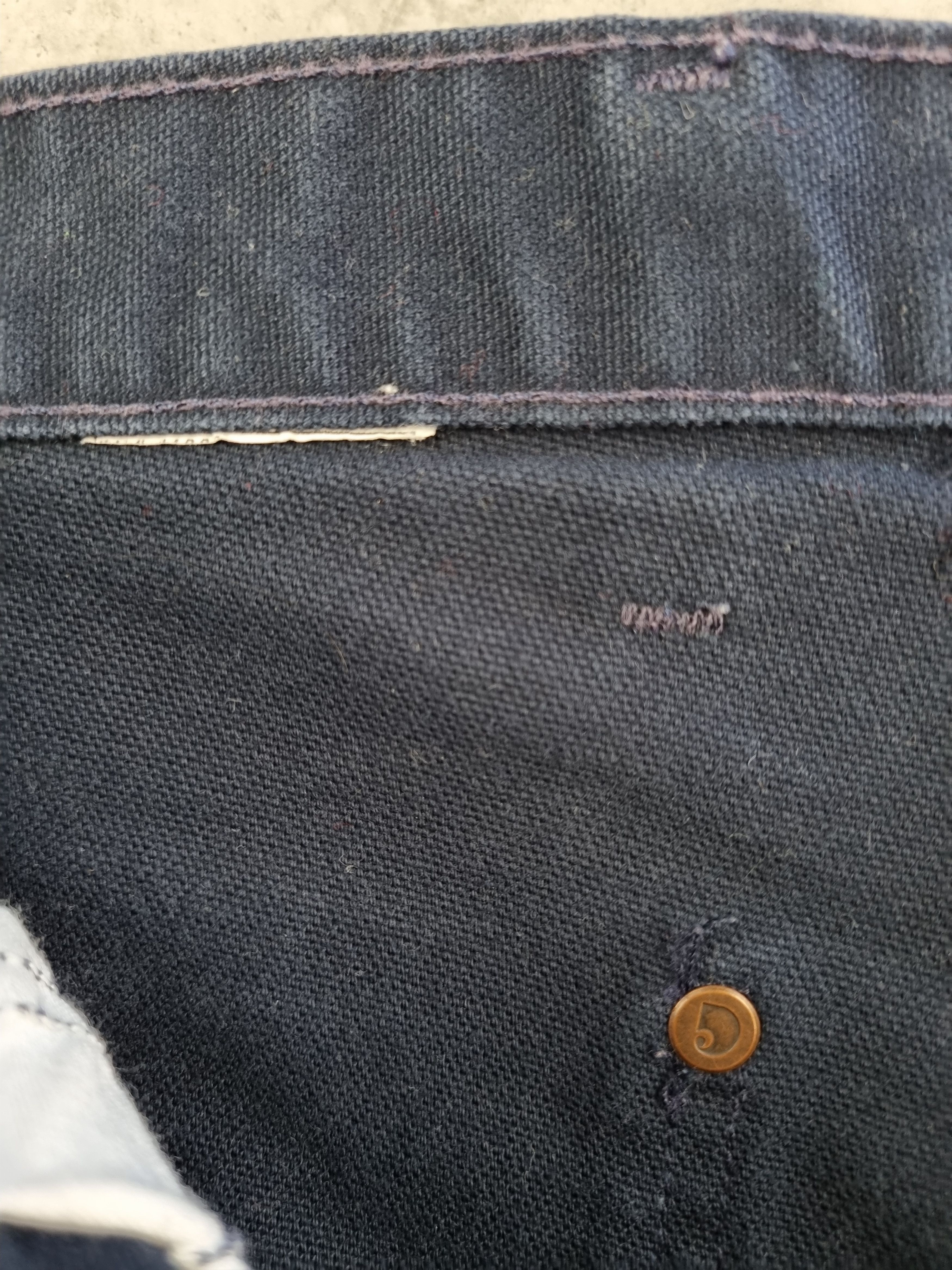 Vintage 90s Double Knees Carpenter Denim Pants Size US 30 / EU 46 - 8 Thumbnail