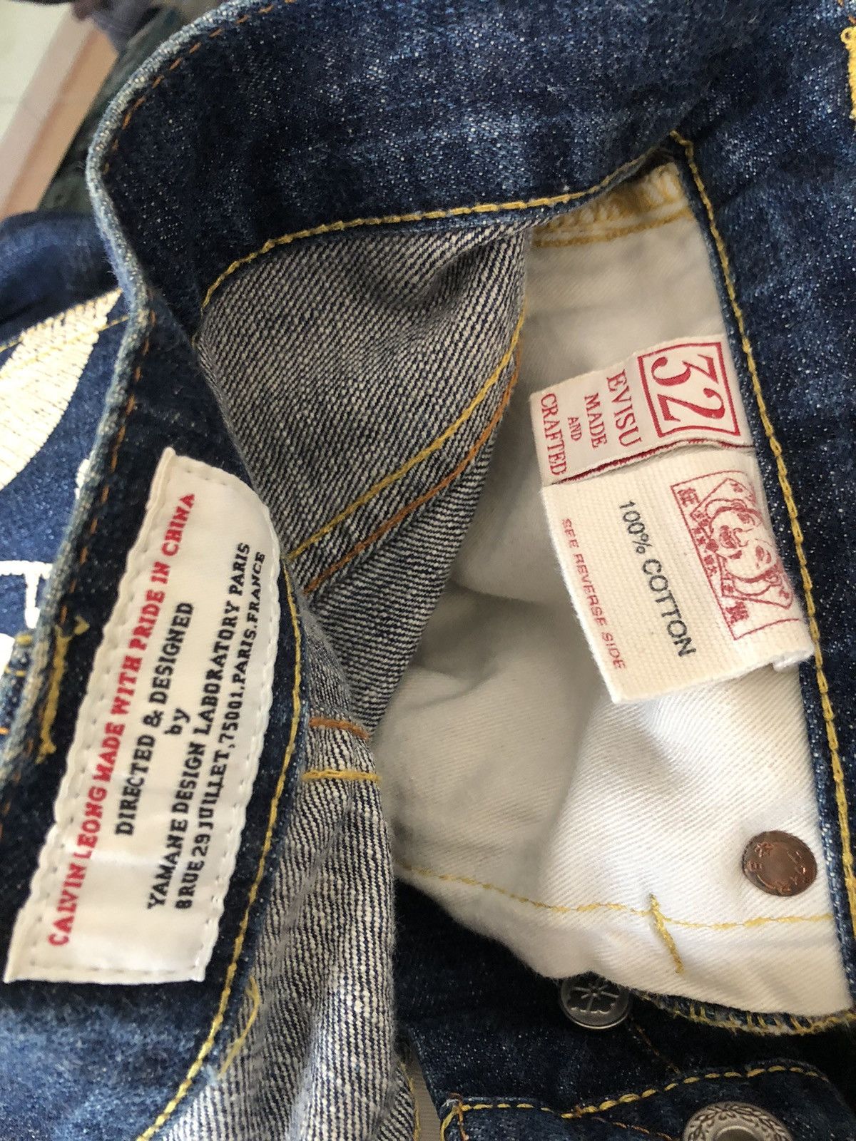 Evisu Vintage Evisu Selvedge Denim Painter Jeans Size US 32 / EU 48 - 24 Thumbnail
