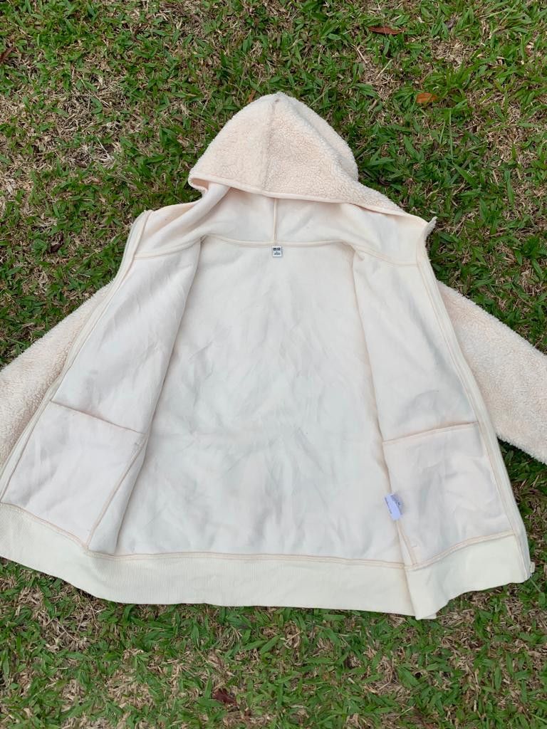 Japanese Brand × Uniqlo Uniqlo Zipper hoodie Fleece Size US L / EU 52-54 / 3 - 8 Thumbnail