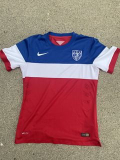 2014 Nike USA Soccer Jersey USMNT World Cup Bomb Pop Youth Size XL Men's  Small