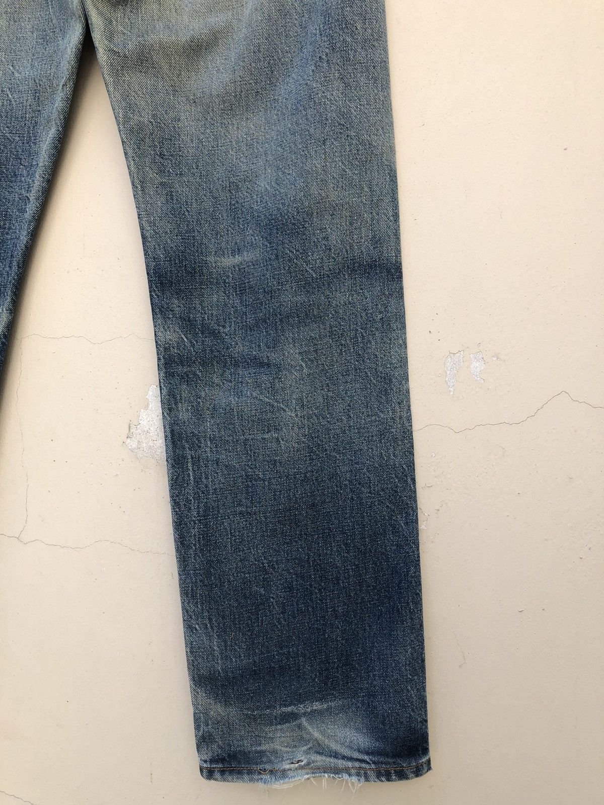 Evisu Vintage Evisu Japan Ripped Selvedge Denim Trashed Jeans Size US 30 / EU 46 - 11 Thumbnail