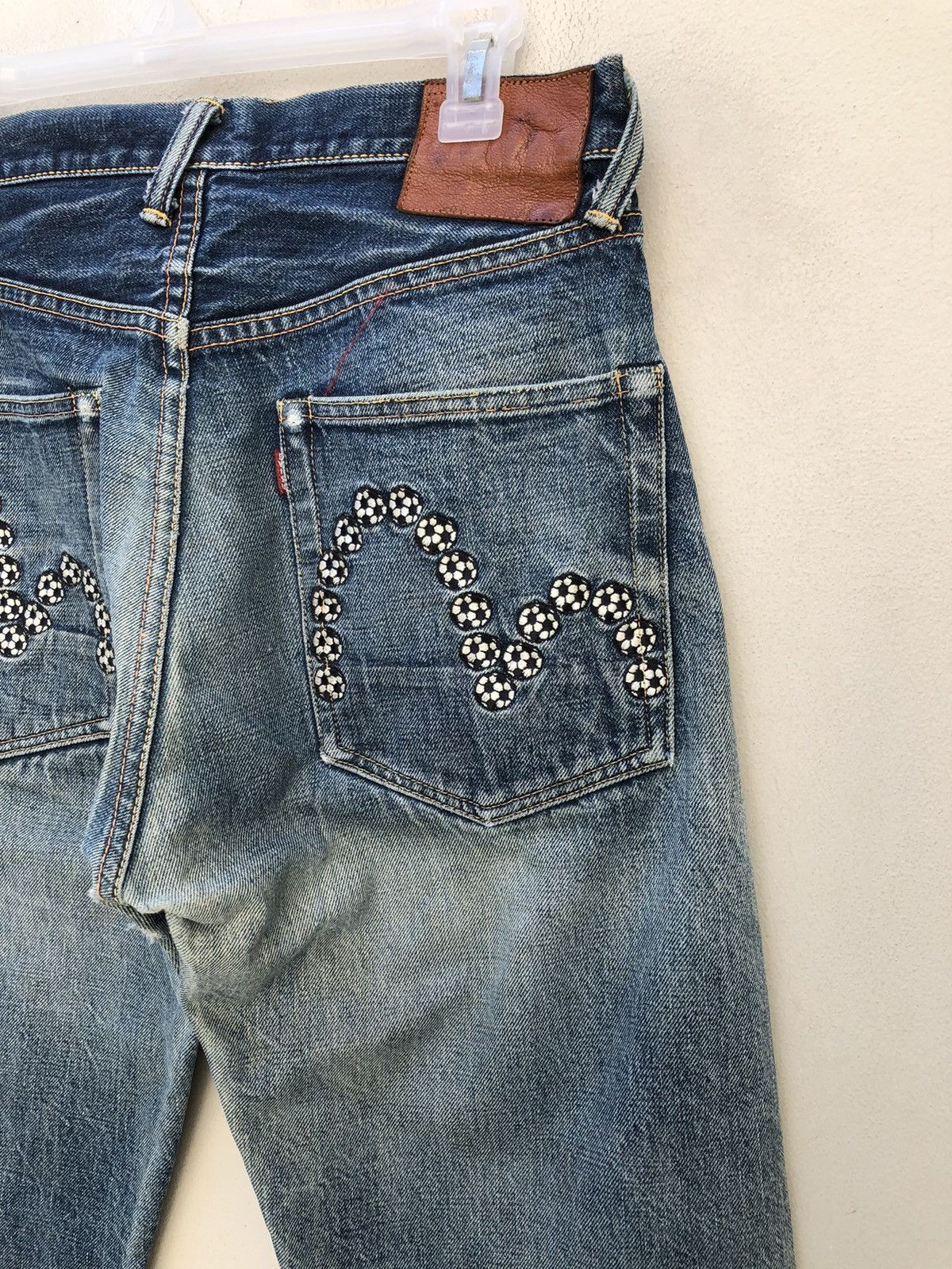 Evisu Vintage Evisu Japan Ripped Selvedge Denim Trashed Jeans Size US 30 / EU 46 - 9 Thumbnail