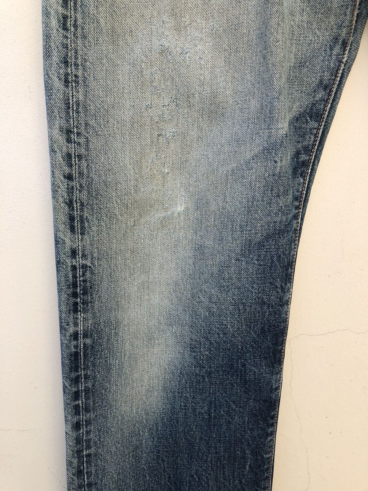 Evisu Vintage Evisu Japan Ripped Selvedge Denim Trashed Jeans Size US 30 / EU 46 - 15 Thumbnail