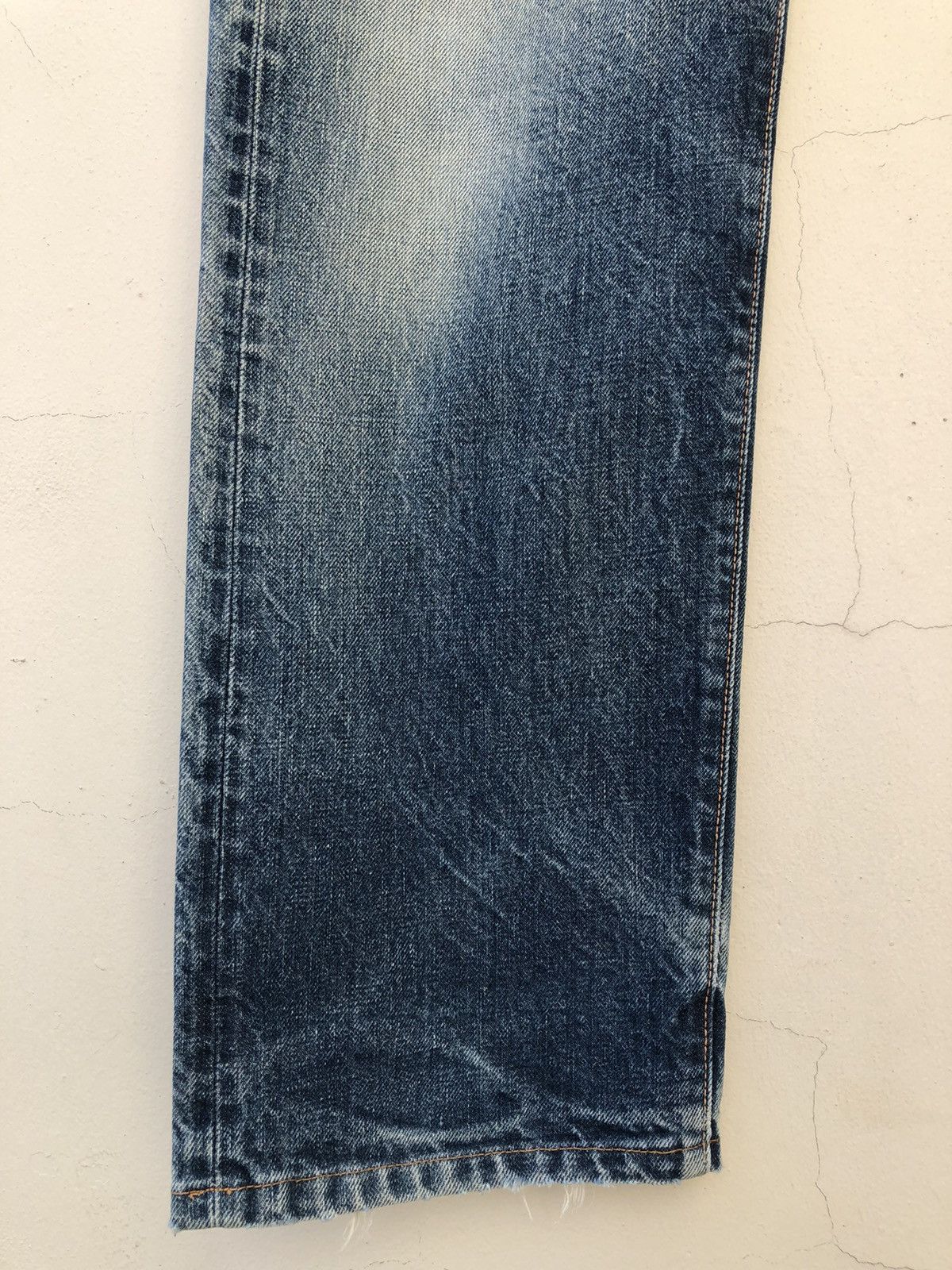Evisu Vintage Evisu Japan Ripped Selvedge Denim Trashed Jeans Size US 30 / EU 46 - 16 Thumbnail