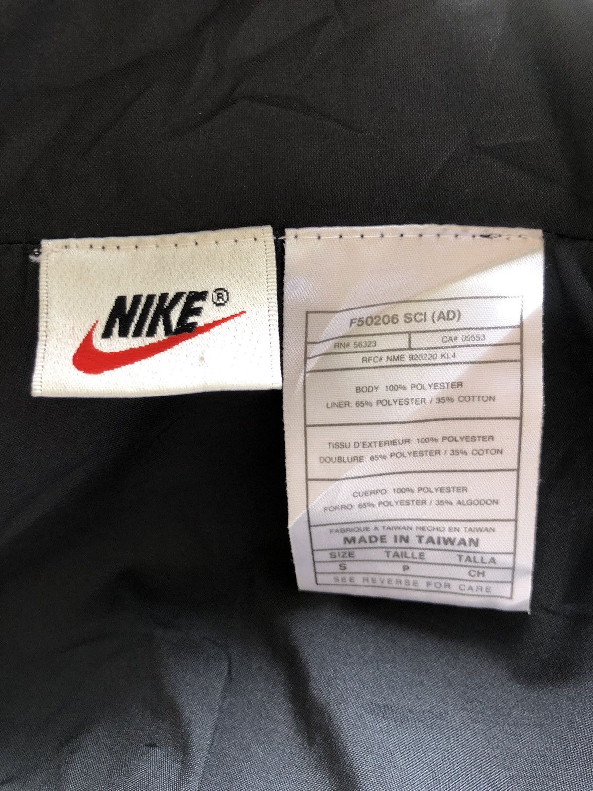 Nike SICK🔥90s Nike Multicolor Swoosh Logo Zipper Jacket Size US L / EU 52-54 / 3 - 7 Thumbnail