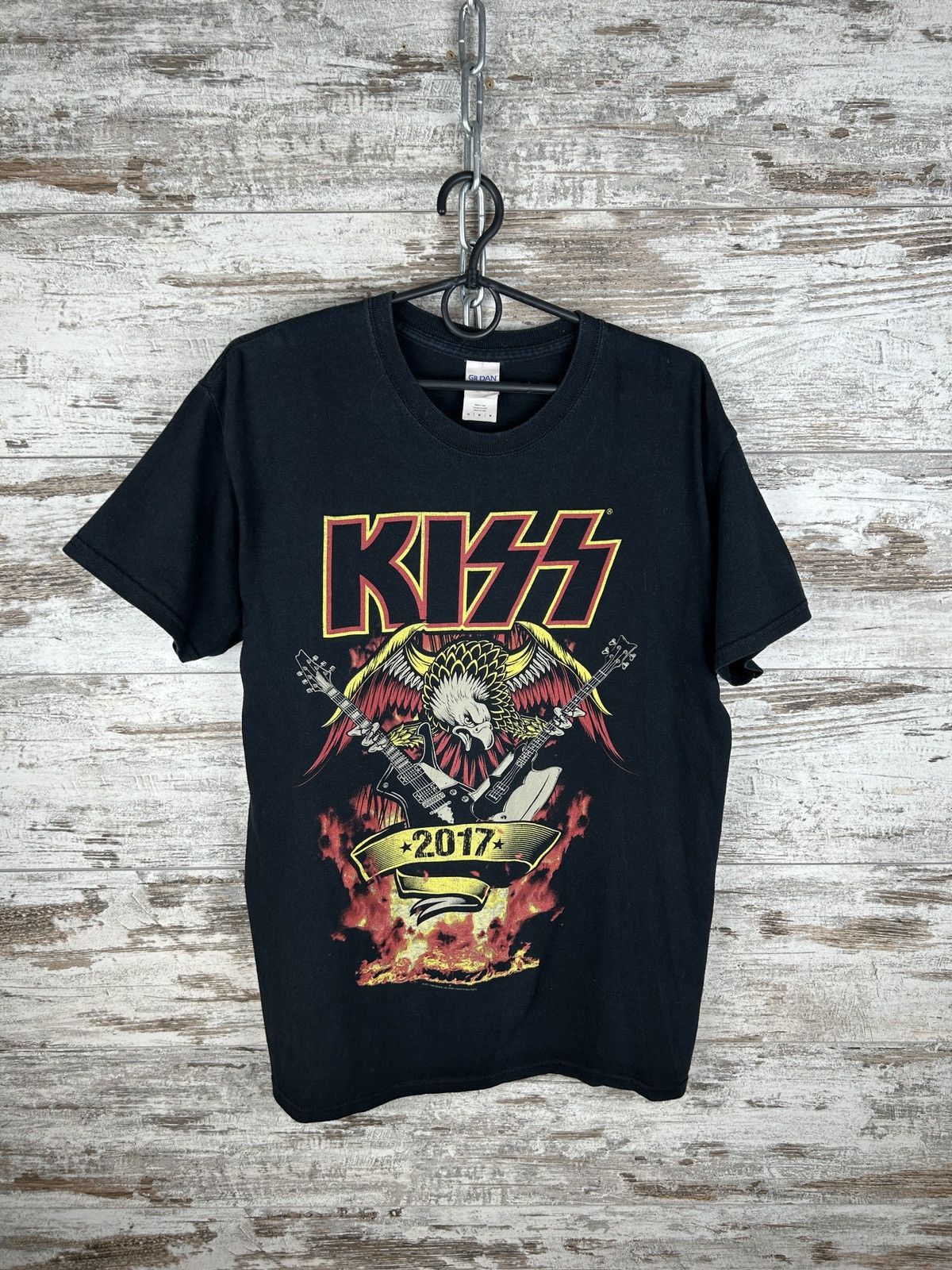 Band Tees Mens Vintage Kiss T Shirt rock band tee streetwear rare Size US M / EU 48-50 / 2 - 2 Thumbnail