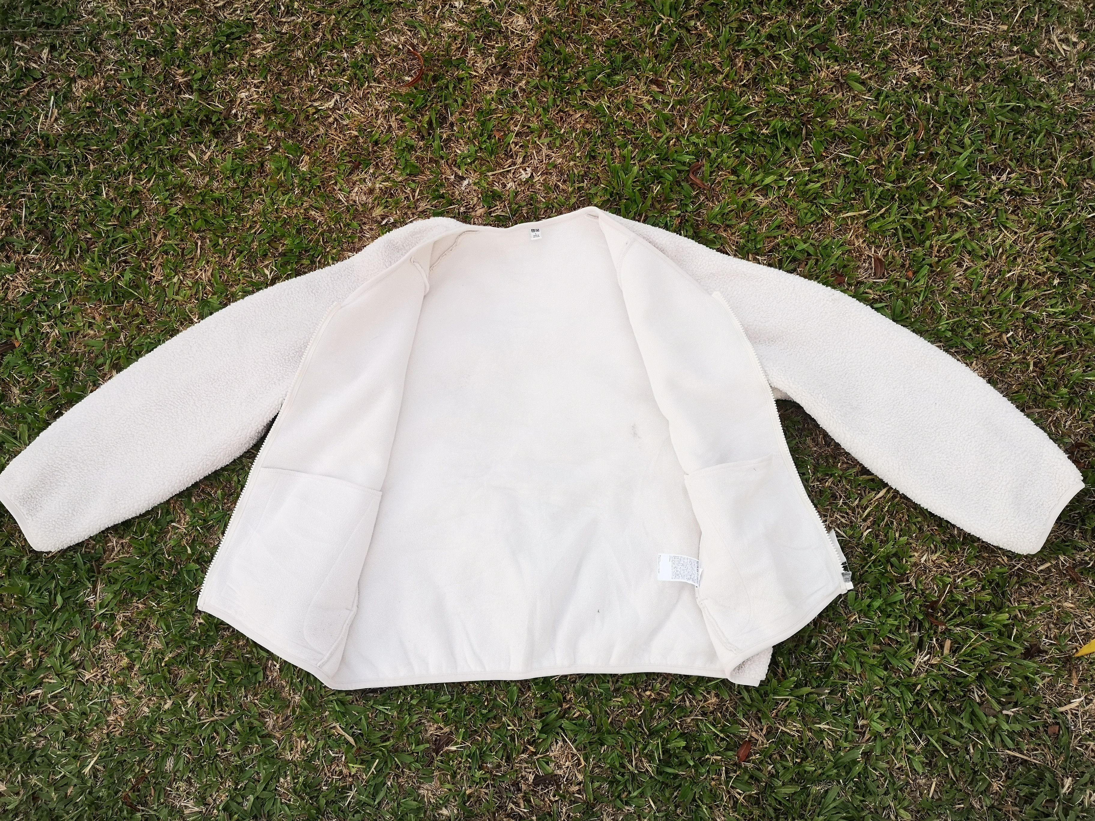 Japanese Brand × Uniqlo Uniqlo Cardigan Sherpa Fleece Zipper Size US L / EU 52-54 / 3 - 7 Thumbnail