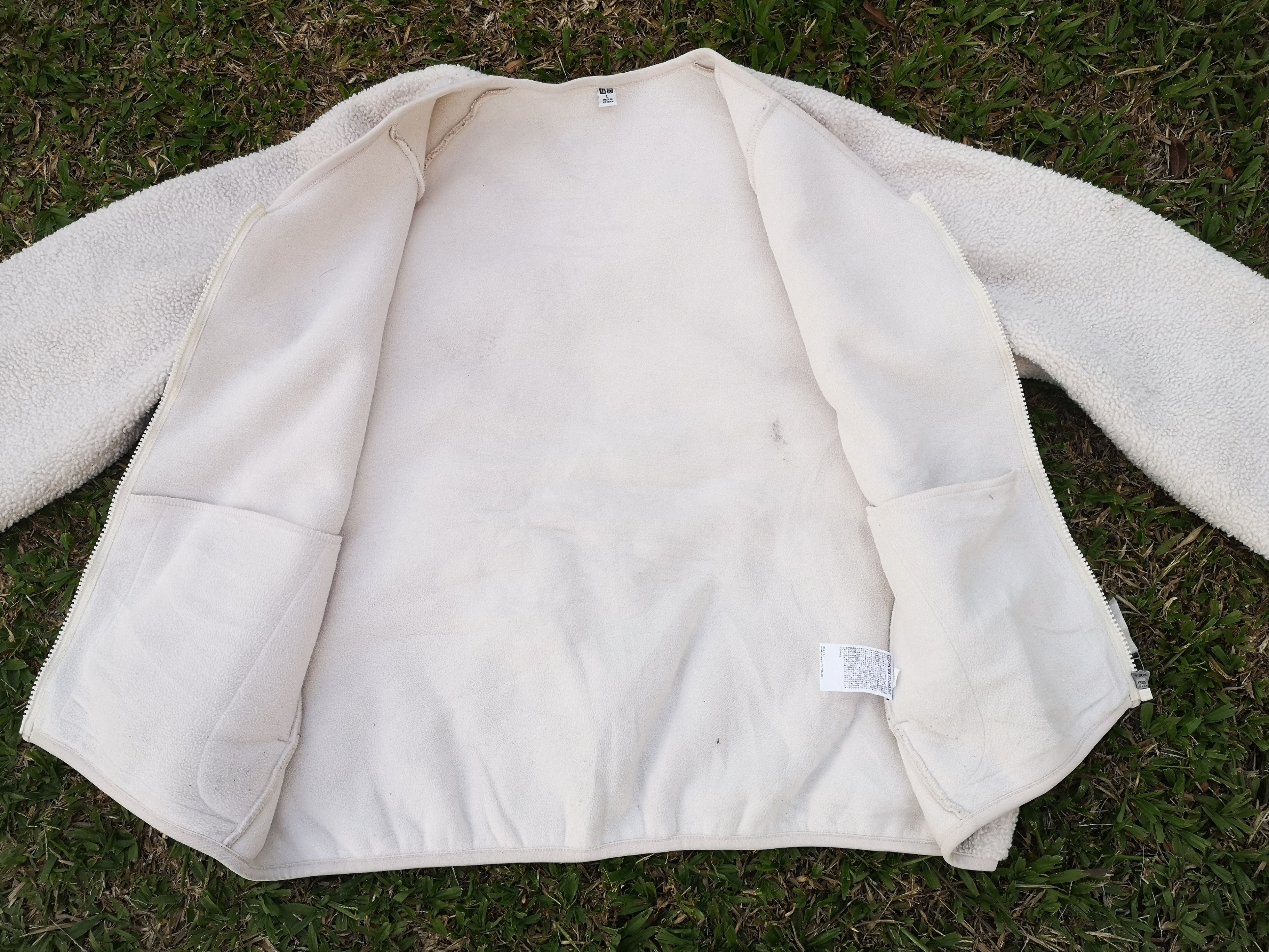 Japanese Brand × Uniqlo Uniqlo Cardigan Sherpa Fleece Zipper Size US L / EU 52-54 / 3 - 8 Thumbnail