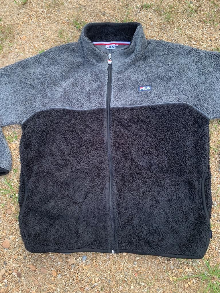 Fila × Vintage Fila Fleece Jacket (soft) Size US L / EU 52-54 / 3 - 3 Thumbnail
