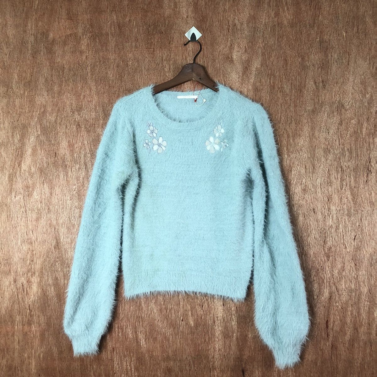 Japanese Brand Ray Cassin Shag Shaggy Fur Mohair Knitwear #6582 Size US M / EU 48-50 / 2 - 1 Thumbnail