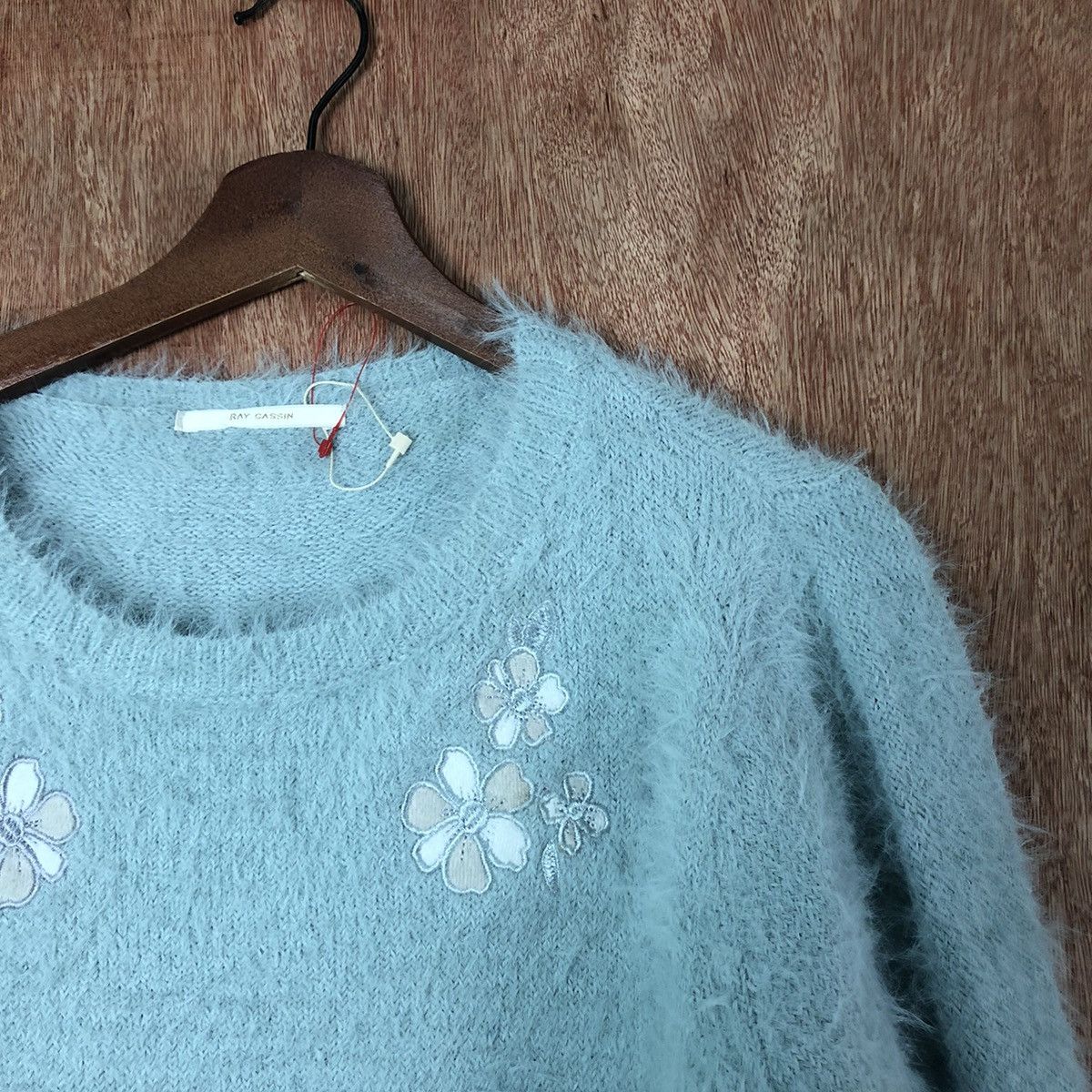 Japanese Brand Ray Cassin Shag Shaggy Fur Mohair Knitwear #6582 Size US M / EU 48-50 / 2 - 7 Thumbnail