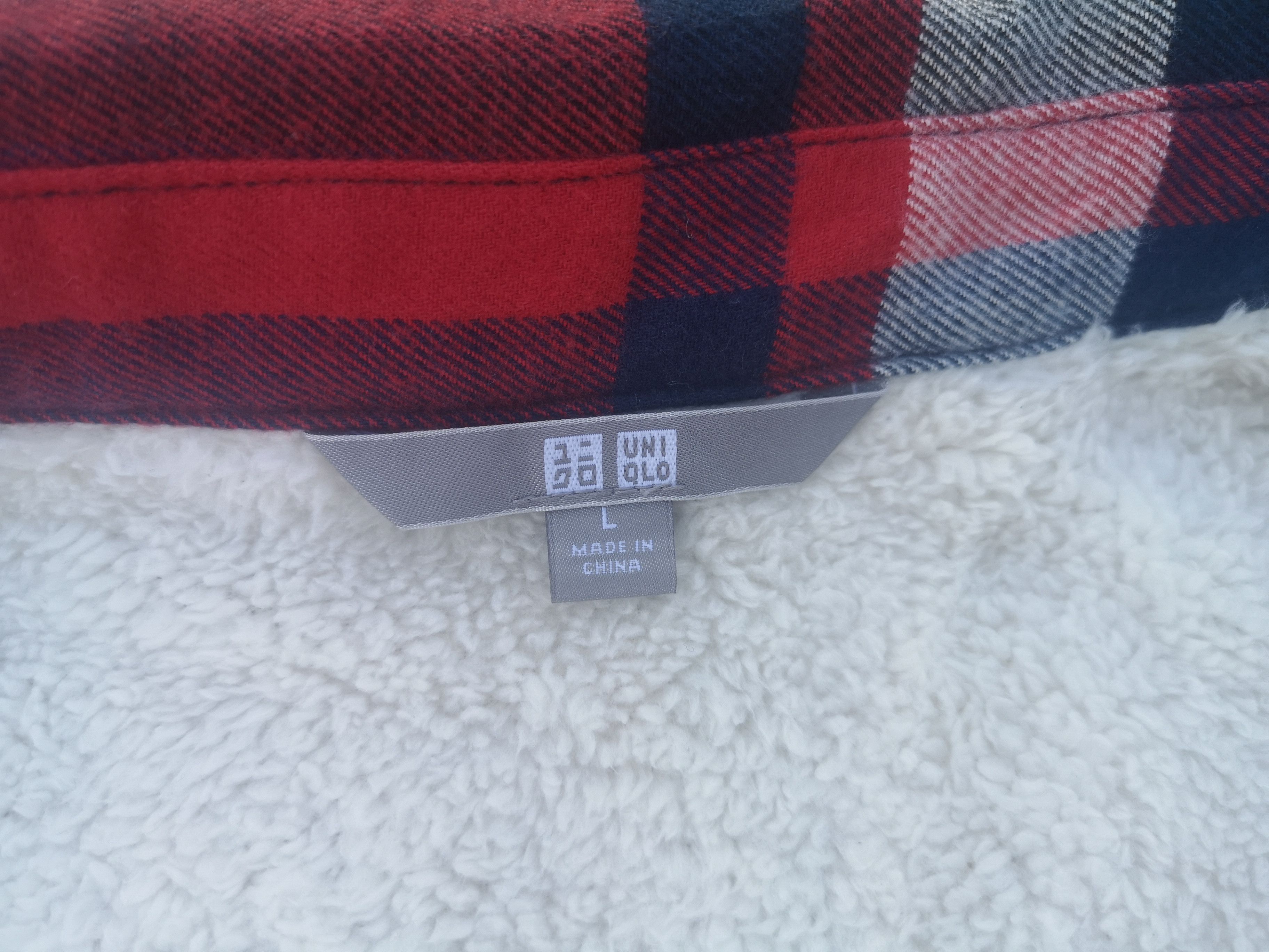 Uniqlo Uniqlo Flannel Jacket Fleece(Button up) Size US L / EU 52-54 / 3 - 10 Thumbnail