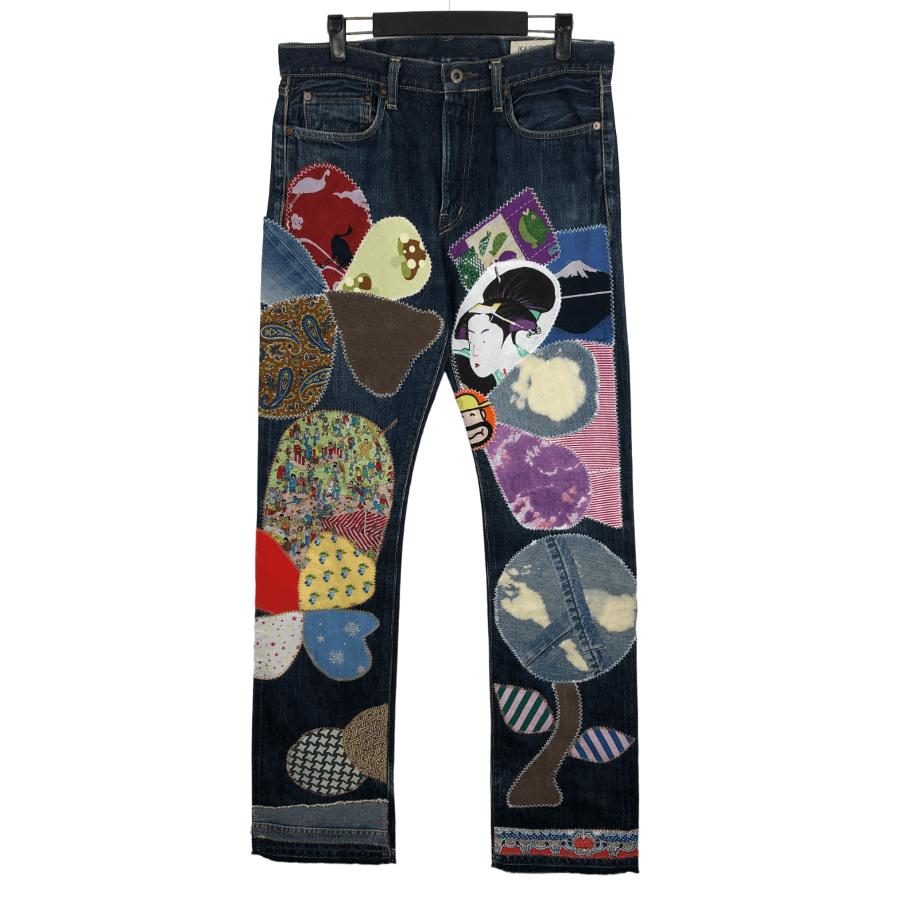 Kapital Selvedge Jeans Patchwork Hippie Rework Insane Denim