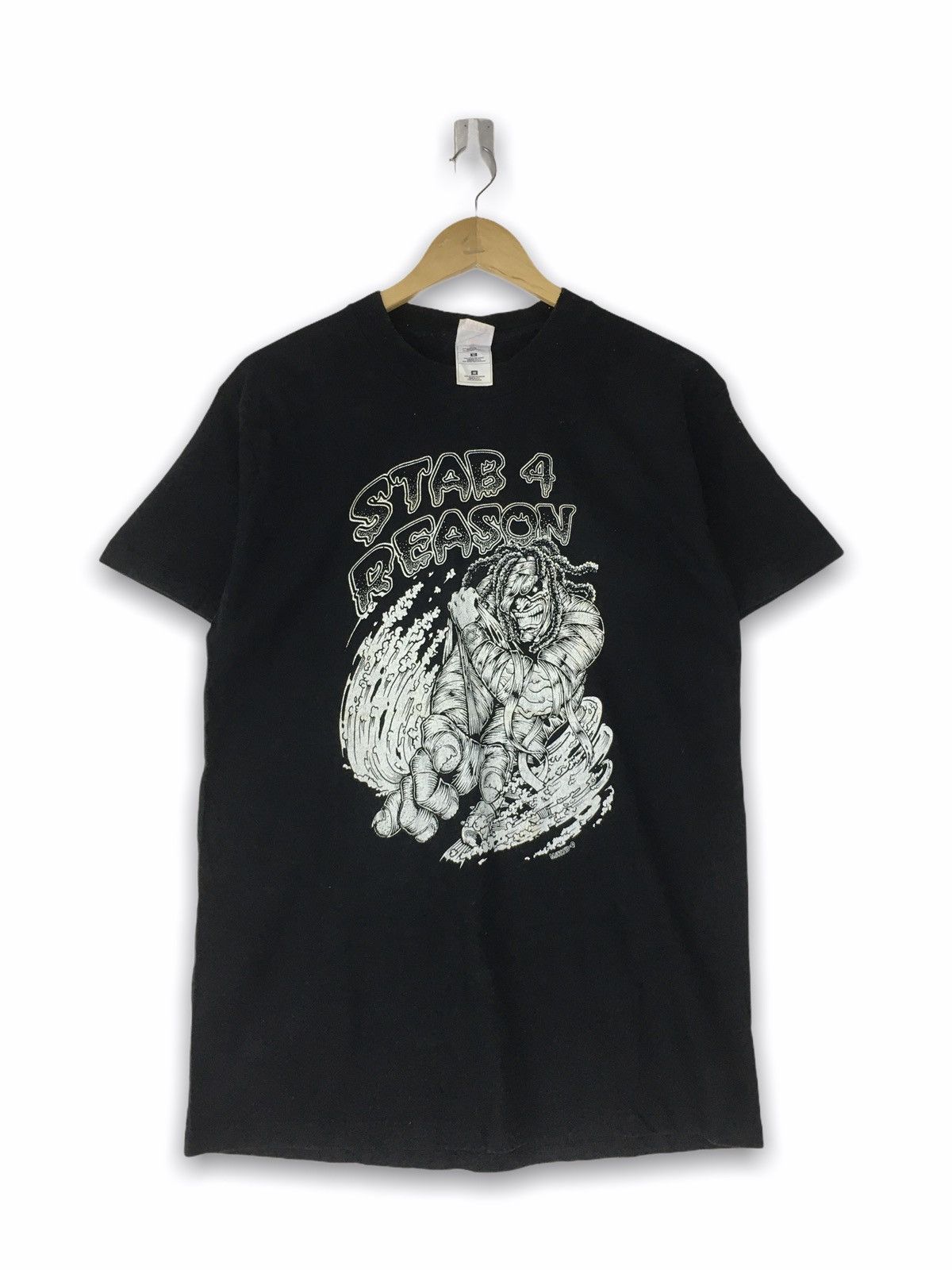 Band Tees × Vintage *Vintage rare Stab 4 Reason hardcore metal band Size US M / EU 48-50 / 2 - 1 Thumbnail