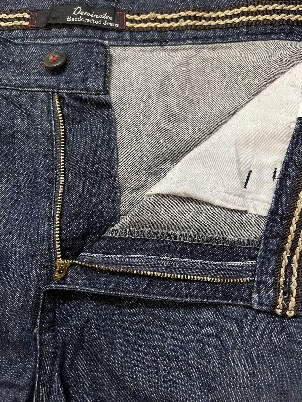 Japanese Brand Dominate Handcrafted Jeans Size US 33 - 4 Thumbnail