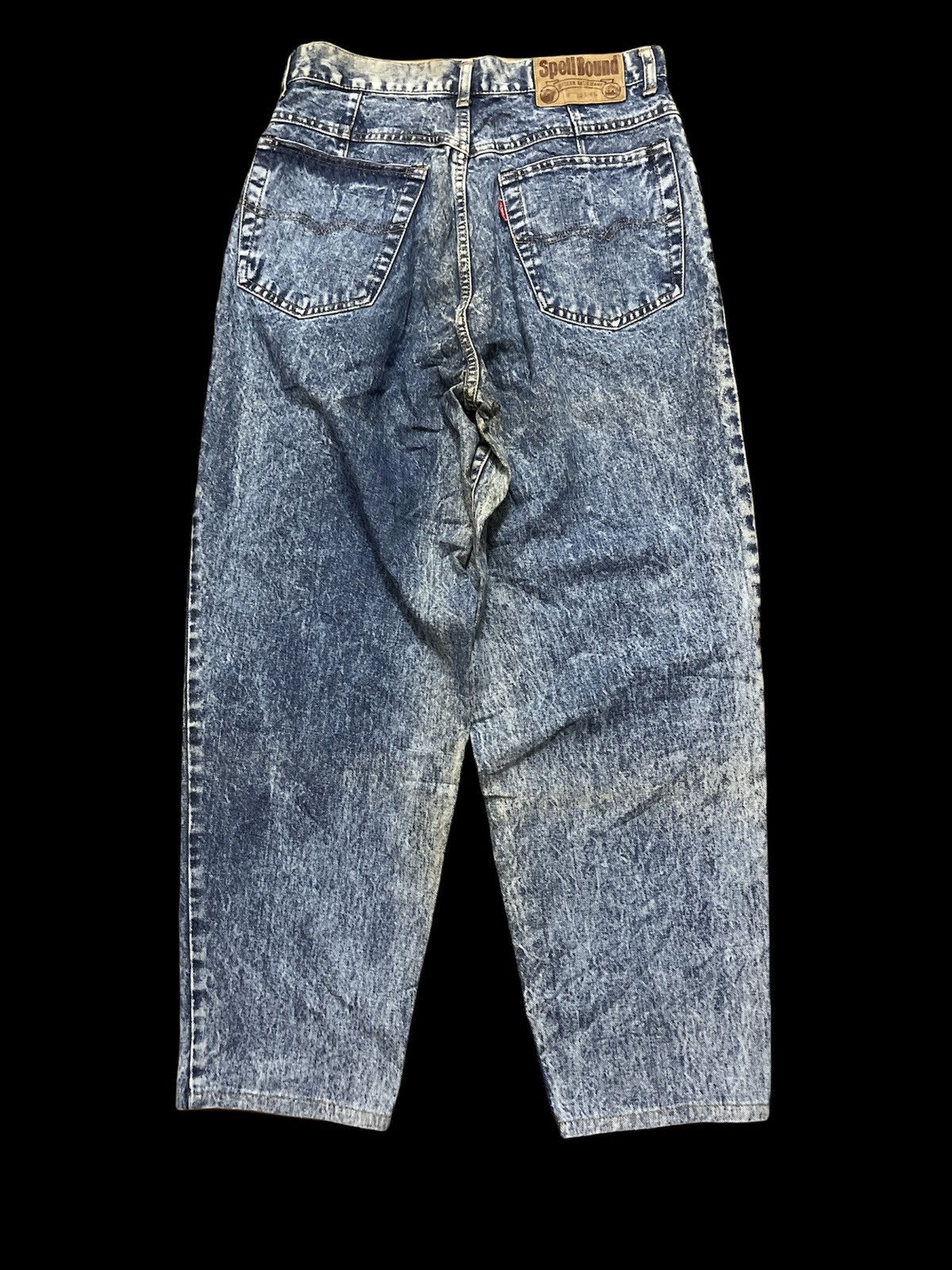 Japanese Brand × Spellbound × Vintage Vintage Spellbound Acid Wash Baggy Denim Pants Size US 30 / EU 46 - 2 Thumbnail