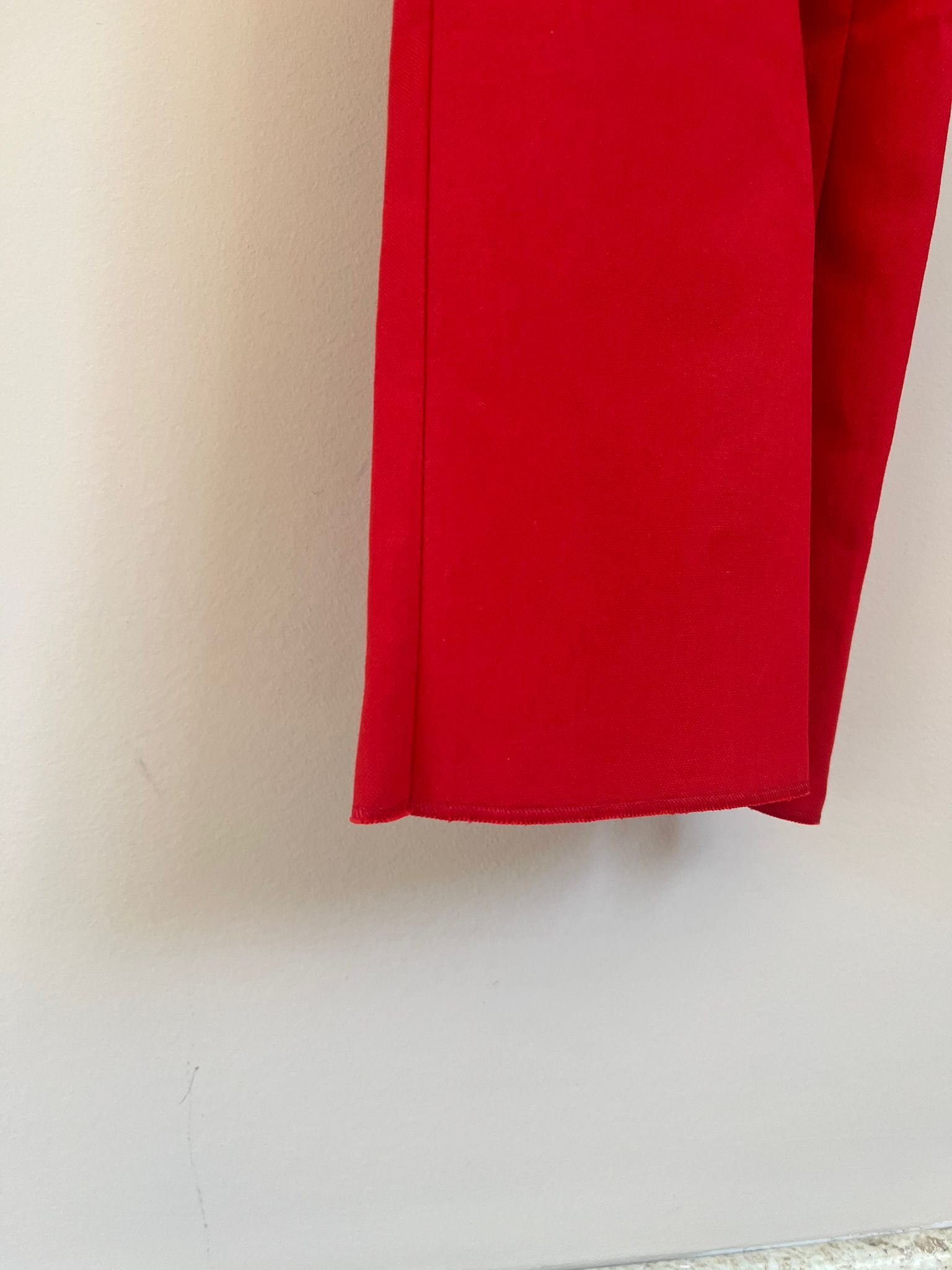 Bottega Veneta Midseason Cotton Gabardine Strap Knee Pants in Fire Engine Size US 30 / EU 46 - 2 Thumbnail