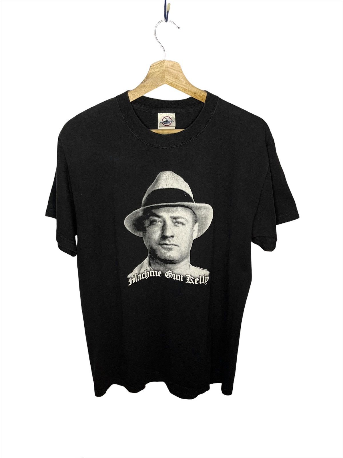 image of Art x Vintage Fashion Victim Marhine Bun Kelly T-Shirt in Black, Men's (Size Medium)