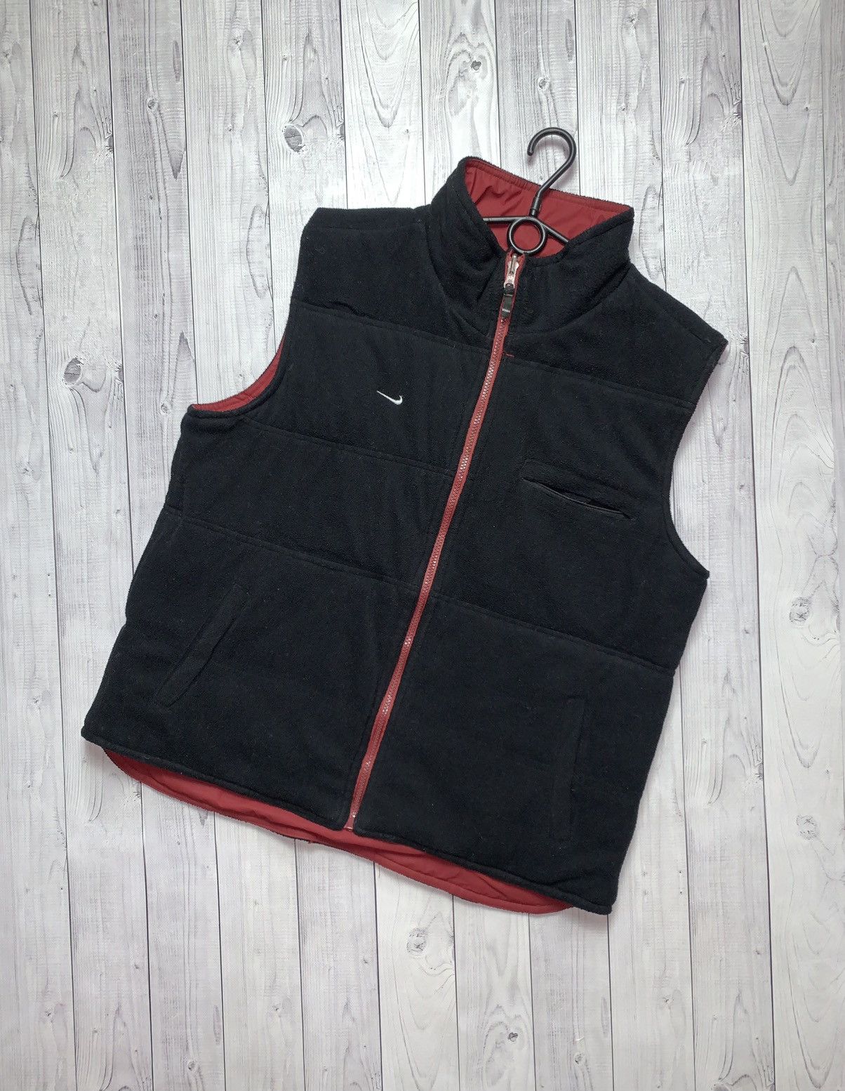 Nike × Vintage Vintage Nike Vest size M red/Black size M Size US M / EU 48-50 / 2 - 2 Thumbnail
