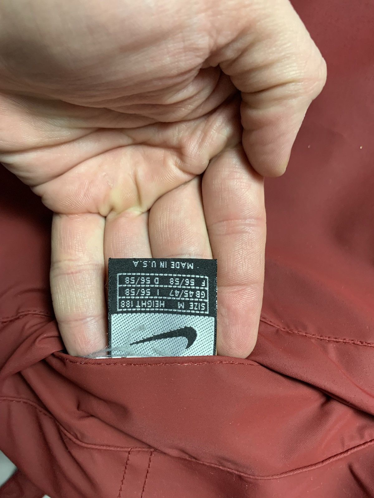 Nike × Vintage Vintage Nike Vest size M red/Black size M Size US M / EU 48-50 / 2 - 9 Thumbnail
