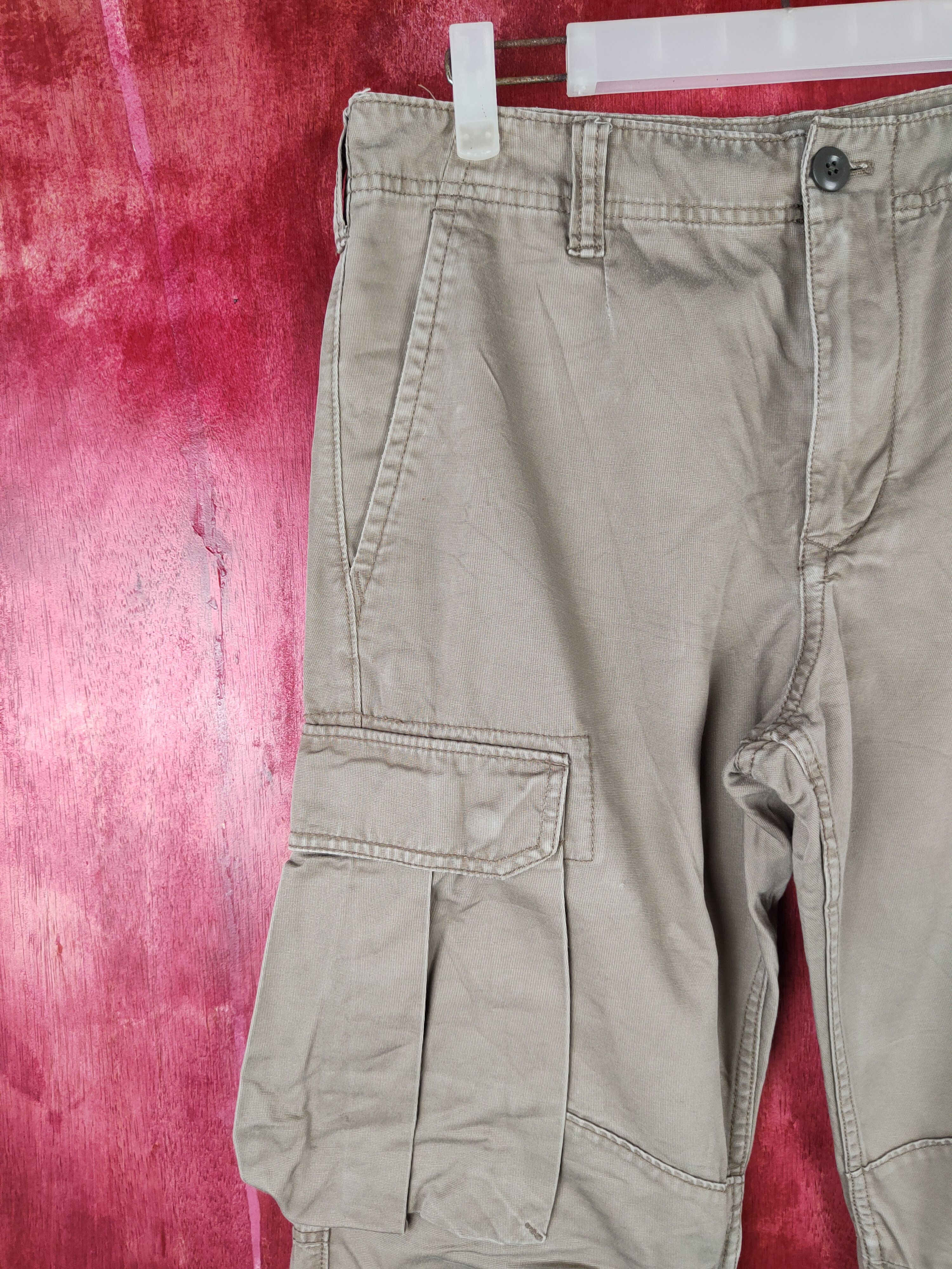 Gap GAP Brown Multi Pocket Tactical Cargo Pants #S486 Size US 32 / EU 48 - 3 Thumbnail