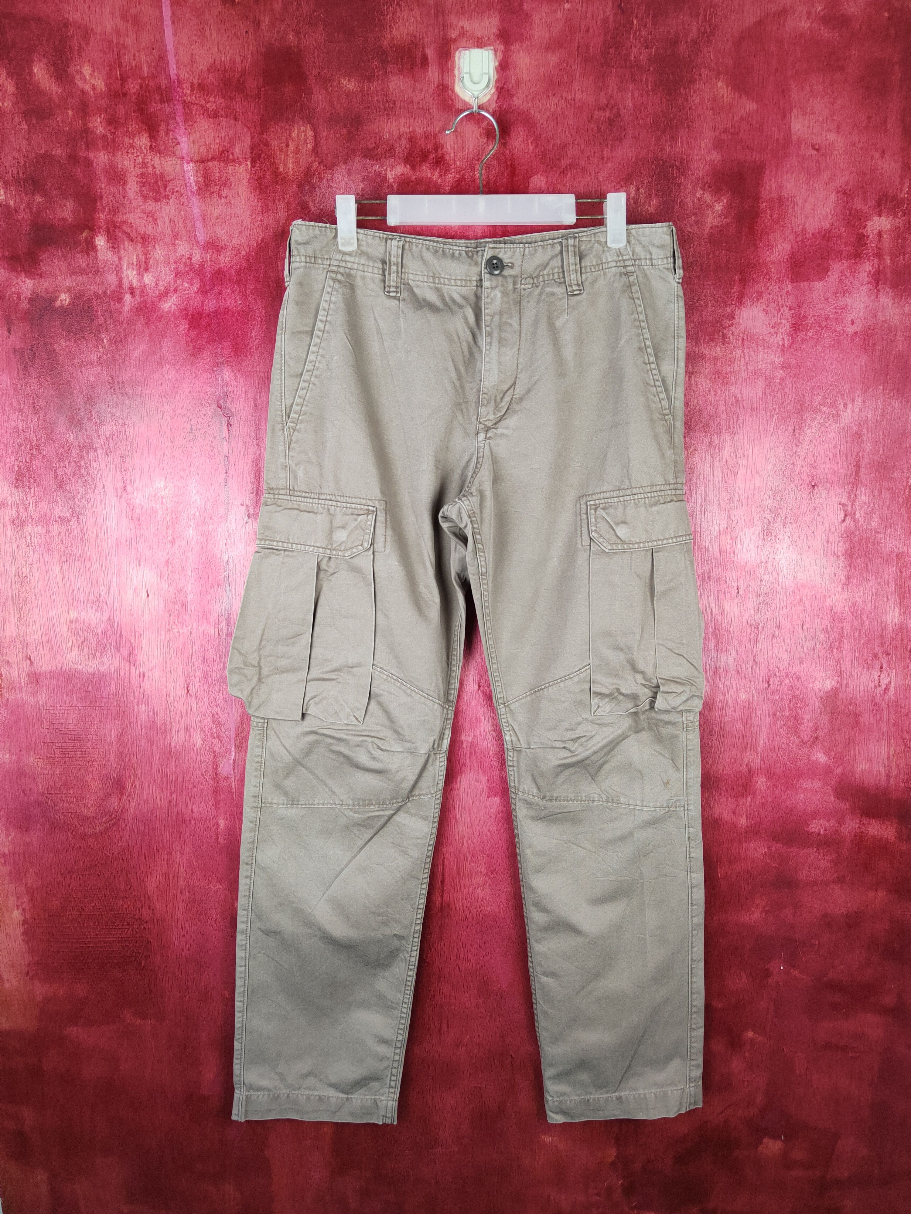 Gap GAP Brown Multi Pocket Tactical Cargo Pants #S486 Size US 32 / EU 48 - 1 Thumbnail
