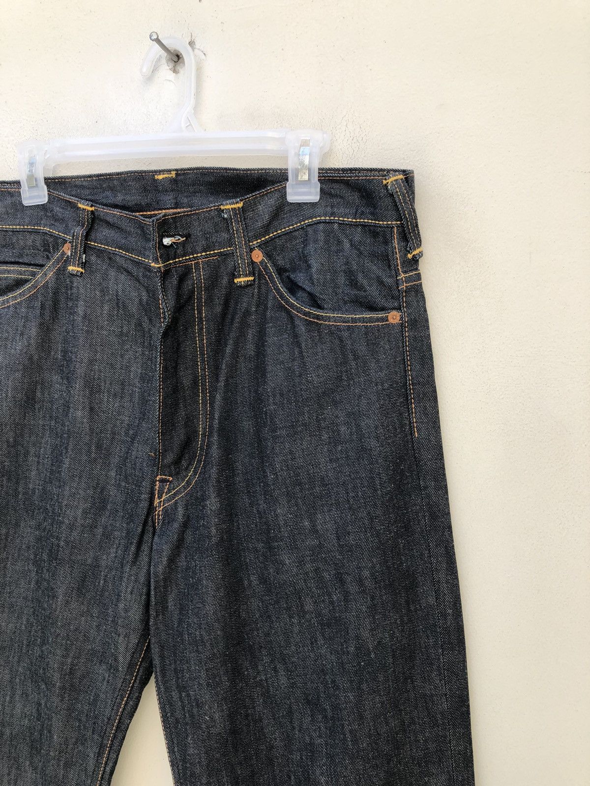 Evisu RARE!!! Vintage Evisu Japan Dark Blue Denim Flare Jeans Size US 34 / EU 50 - 18 Thumbnail