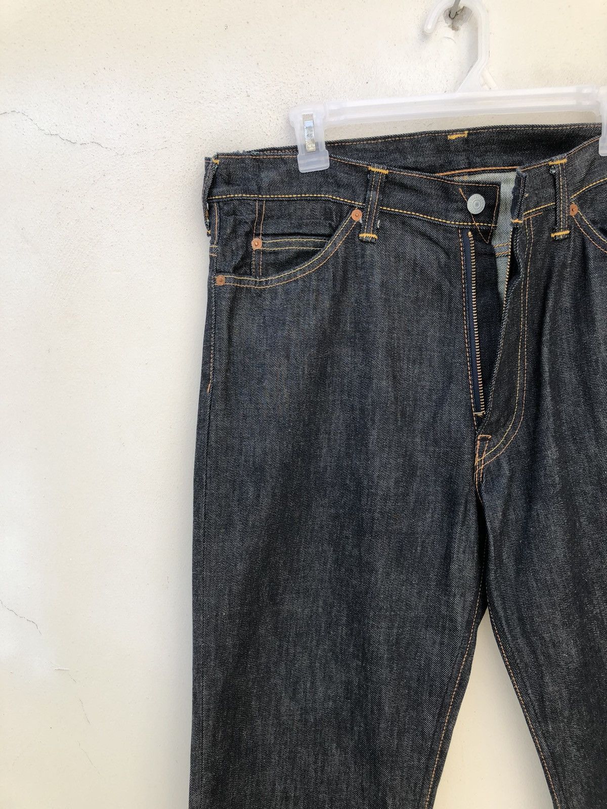Evisu RARE!!! Vintage Evisu Japan Dark Blue Denim Flare Jeans Size US 34 / EU 50 - 15 Thumbnail