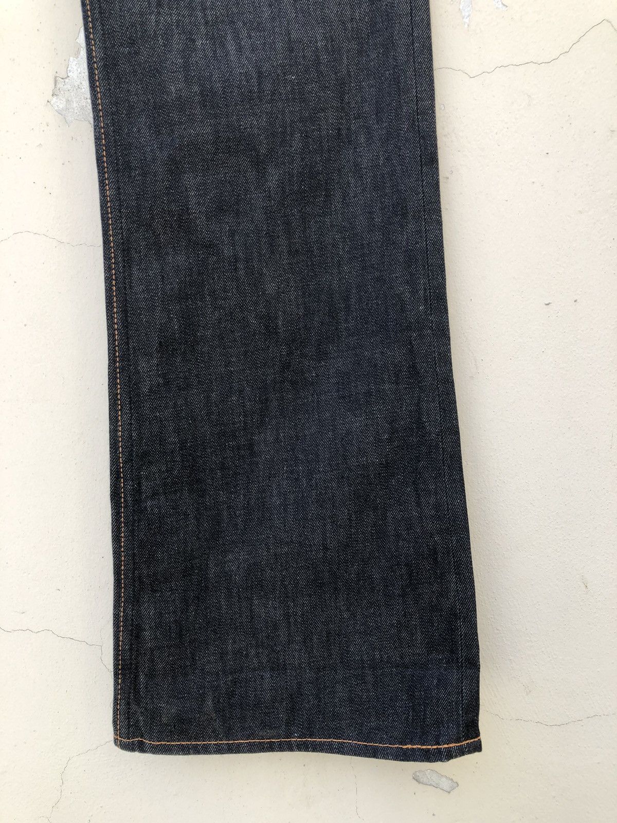 Evisu RARE!!! Vintage Evisu Japan Dark Blue Denim Flare Jeans Size US 34 / EU 50 - 20 Thumbnail