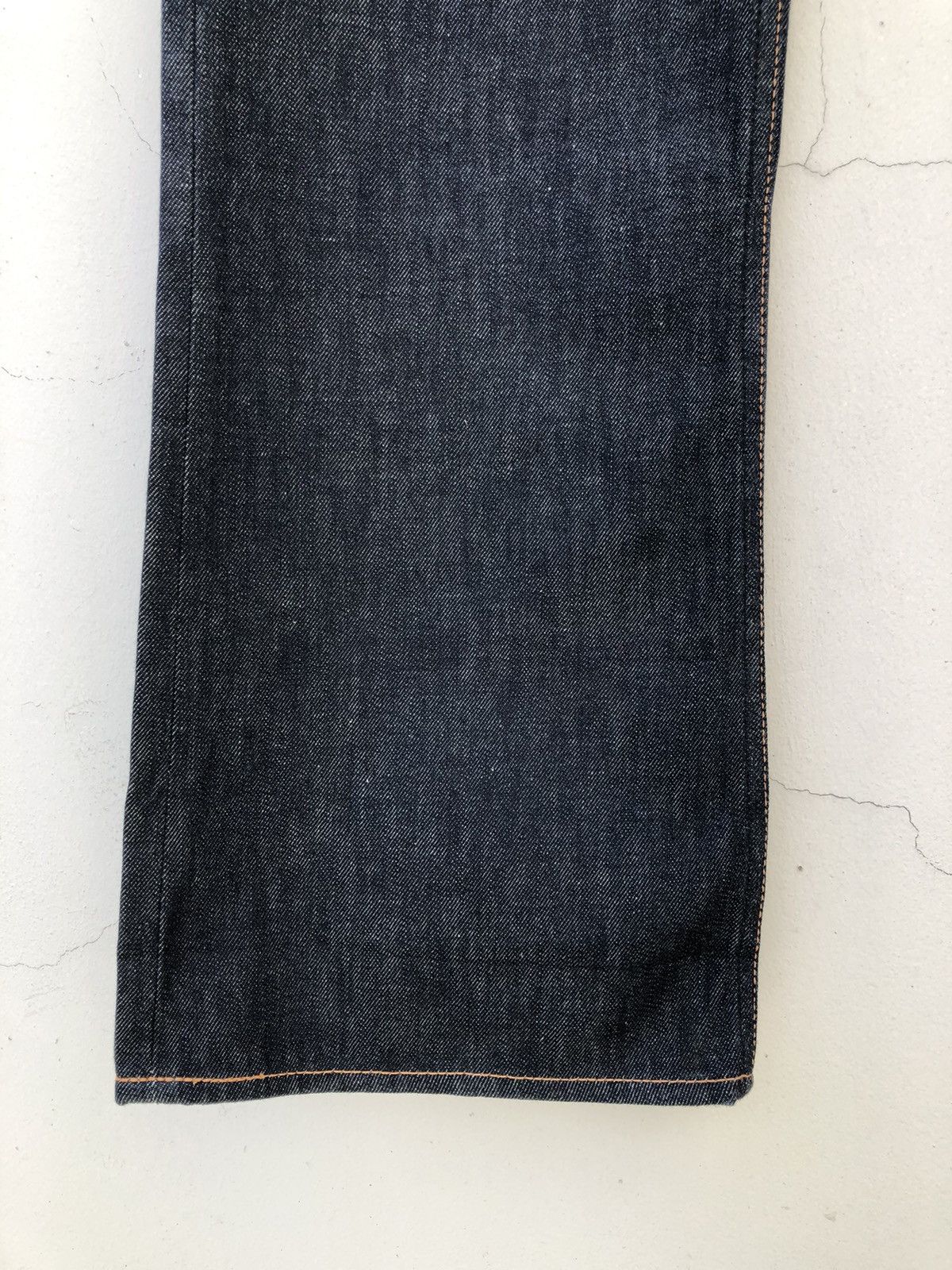 Evisu RARE!!! Vintage Evisu Japan Dark Blue Denim Flare Jeans Size US 34 / EU 50 - 17 Thumbnail