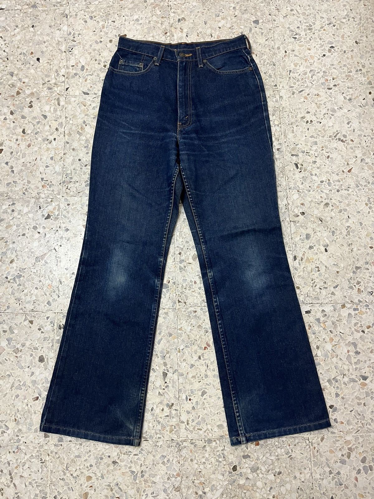 Levi's Vintage Levi’s 517 distressed denim bootcut jeans Size 29" - 1 Thumbnail