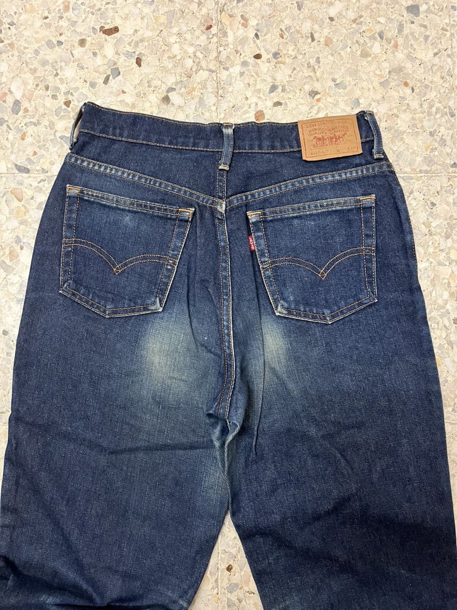 Levi's Vintage Levi’s 517 distressed denim bootcut jeans Size 29" - 4 Thumbnail
