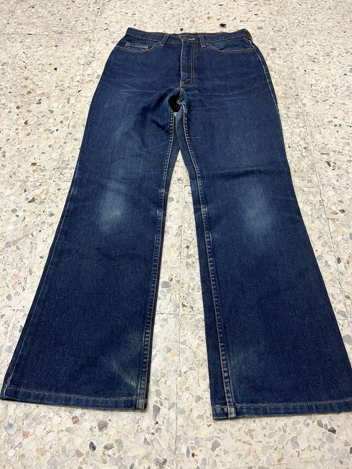 Levi's Vintage Levi’s 517 distressed denim bootcut jeans Size 29" - 10 Thumbnail