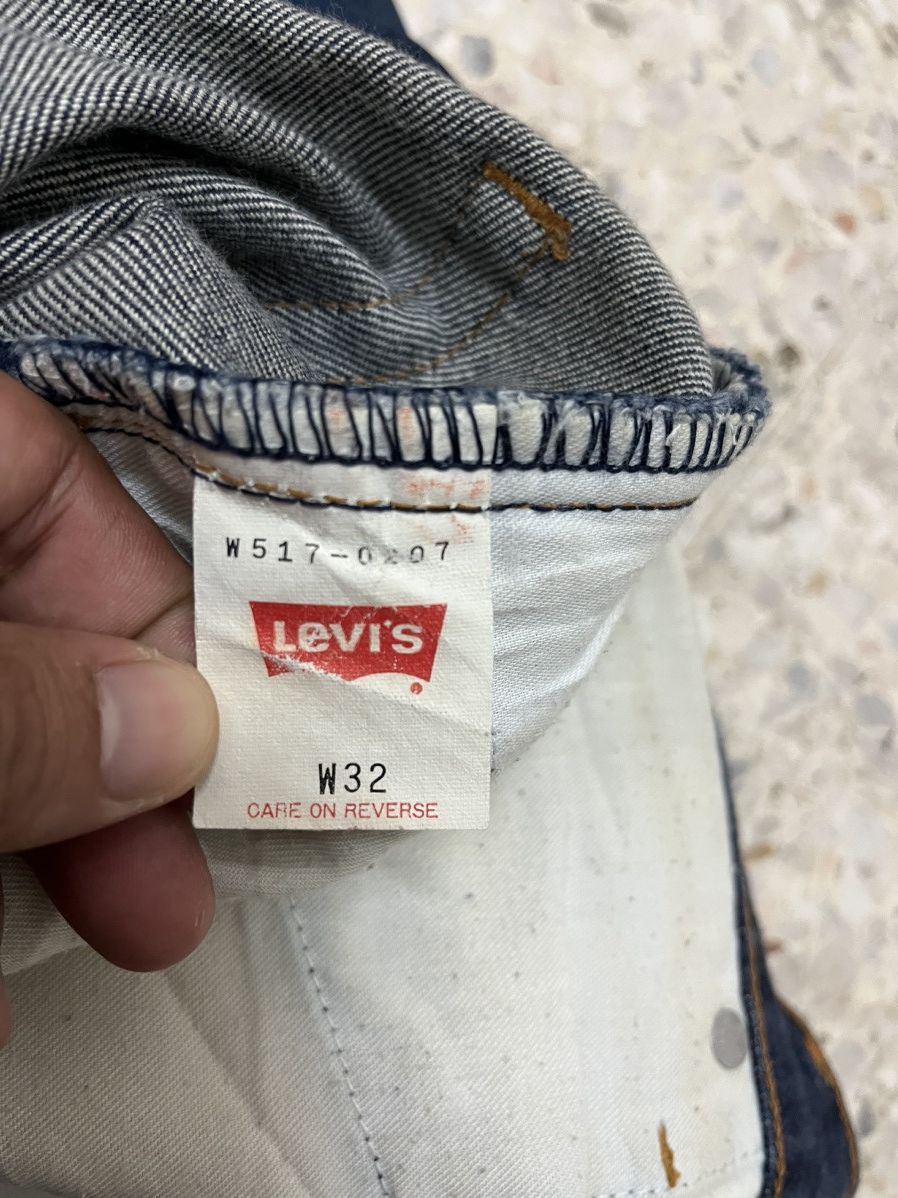 Levi's Vintage Levi’s 517 distressed denim bootcut jeans Size 29" - 5 Thumbnail