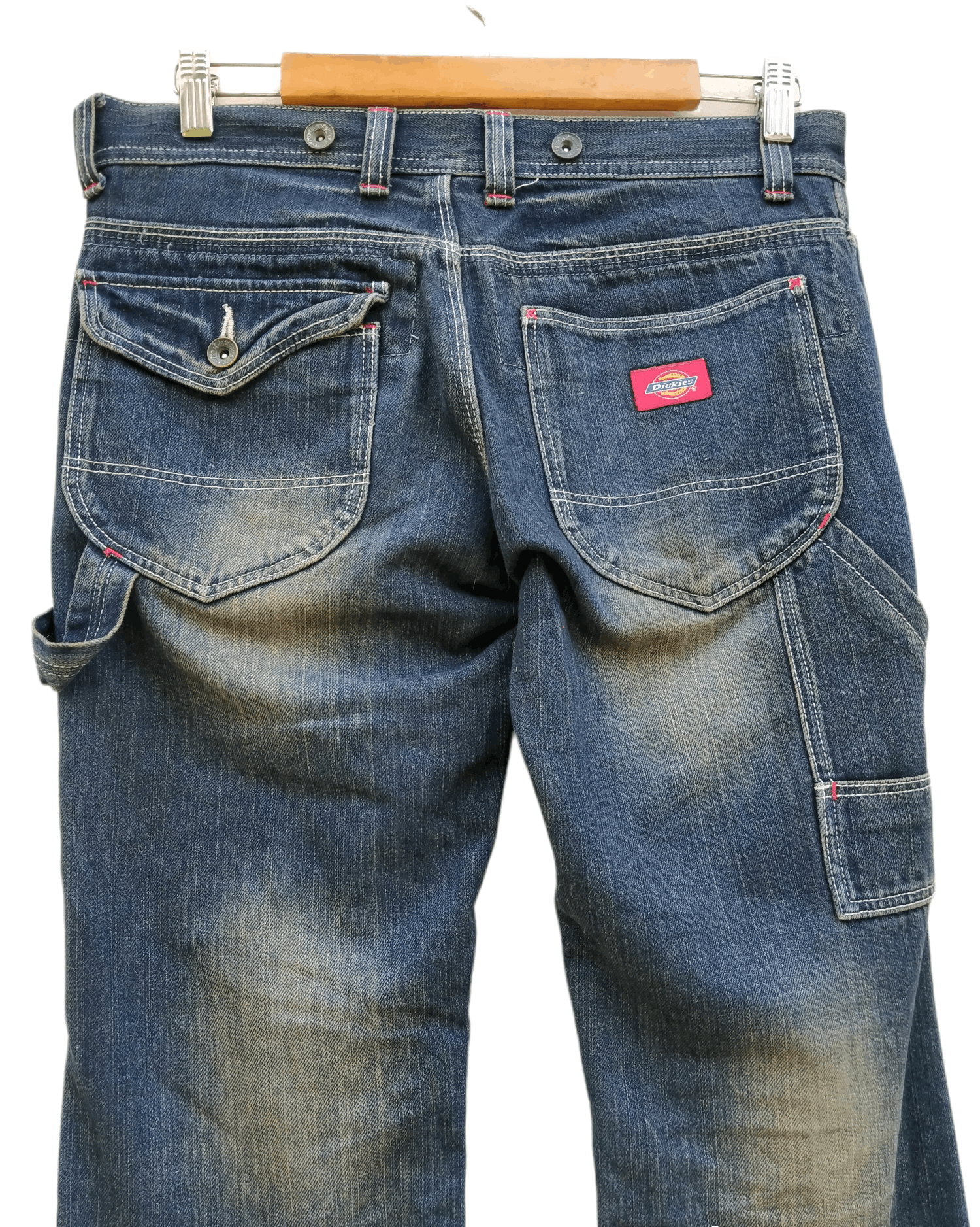 Dickies Vintage 90s Distressed Workwear Dickies Carpenter Size US 31 - 3 Thumbnail