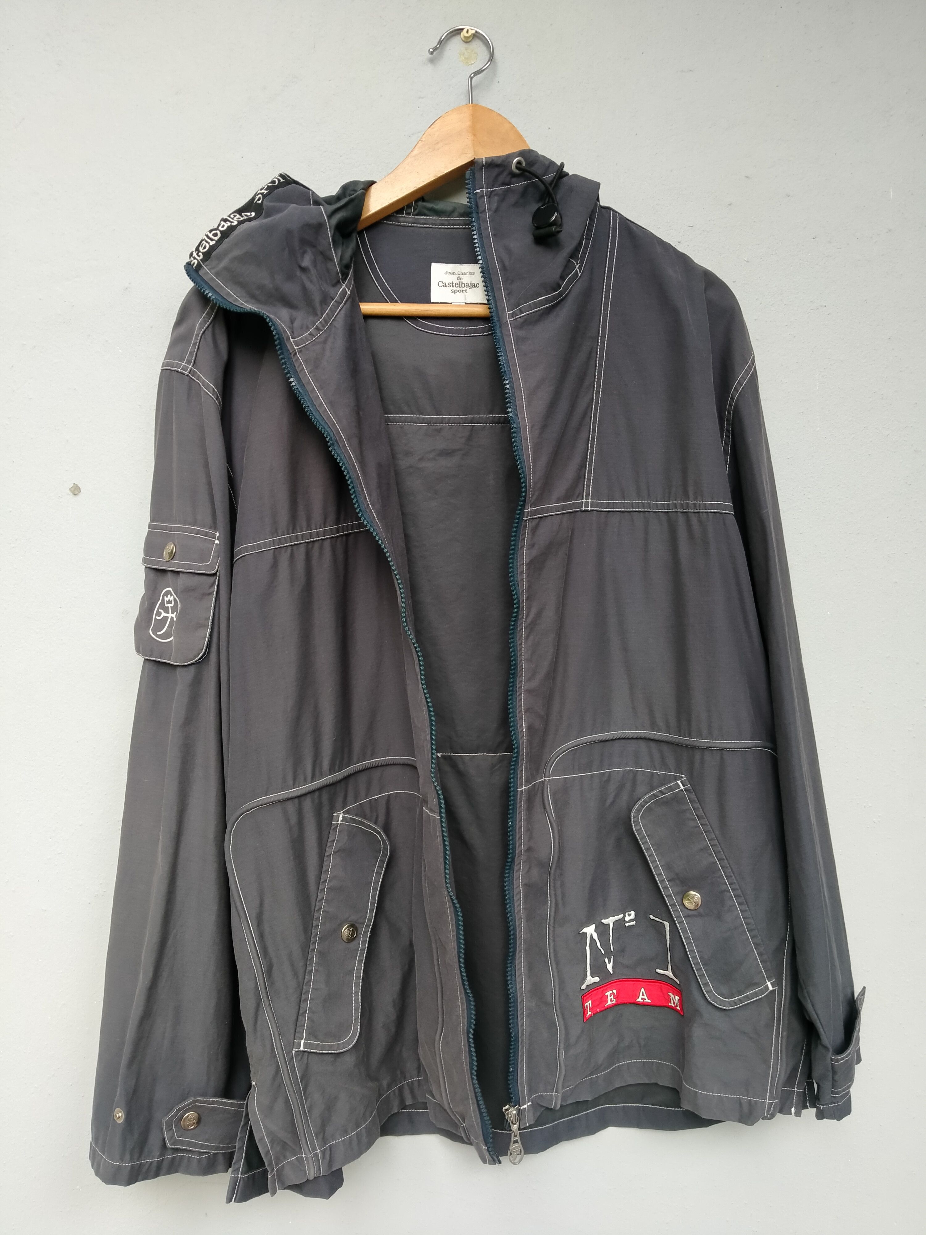 Jean Charles De Castelbajac Vintage 90s Jean Charles De Castelbajac Sport No 1 Team Size US L / EU 52-54 / 3 - 1 Thumbnail