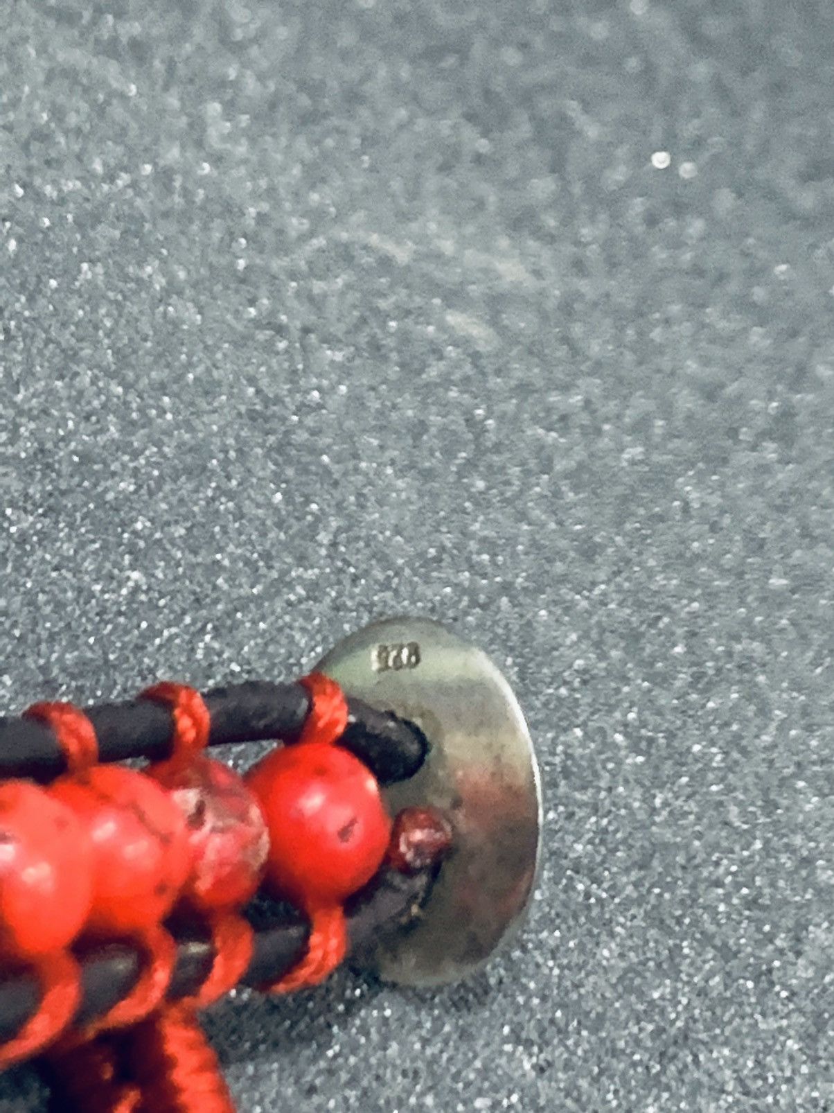 Chan Luu CHAN LUU FIERY RED BEADED LEATHER WRAP BRACELET .925 SILVER Size ONE SIZE - 6 Thumbnail