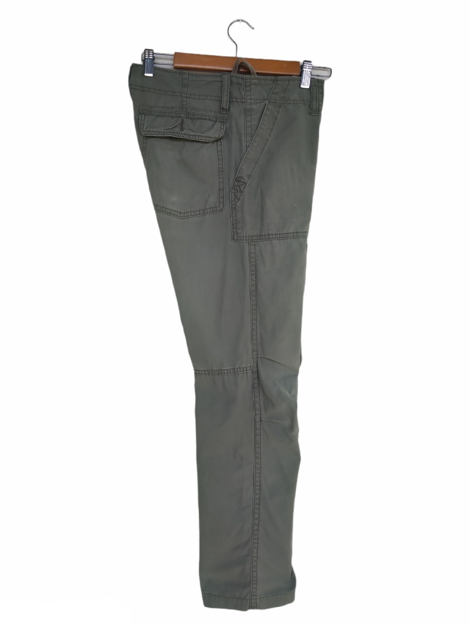 Japanese Brand Vintage Back Number Fatigue Easy Cargo Biker Trouser Pants Size US 32 / EU 48 - 13 Thumbnail
