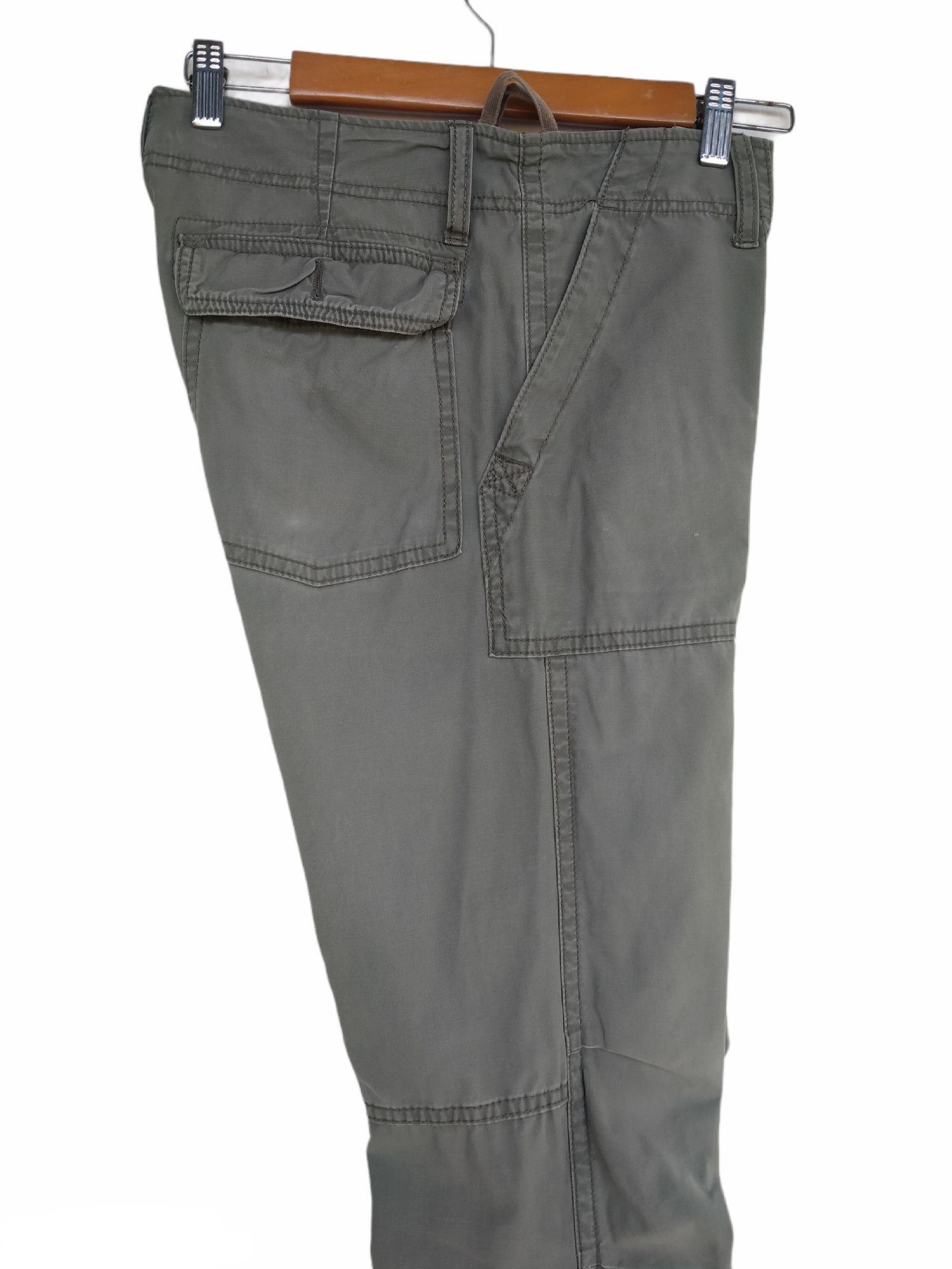 Japanese Brand Vintage Back Number Fatigue Easy Cargo Biker Trouser Pants Size US 32 / EU 48 - 10 Thumbnail