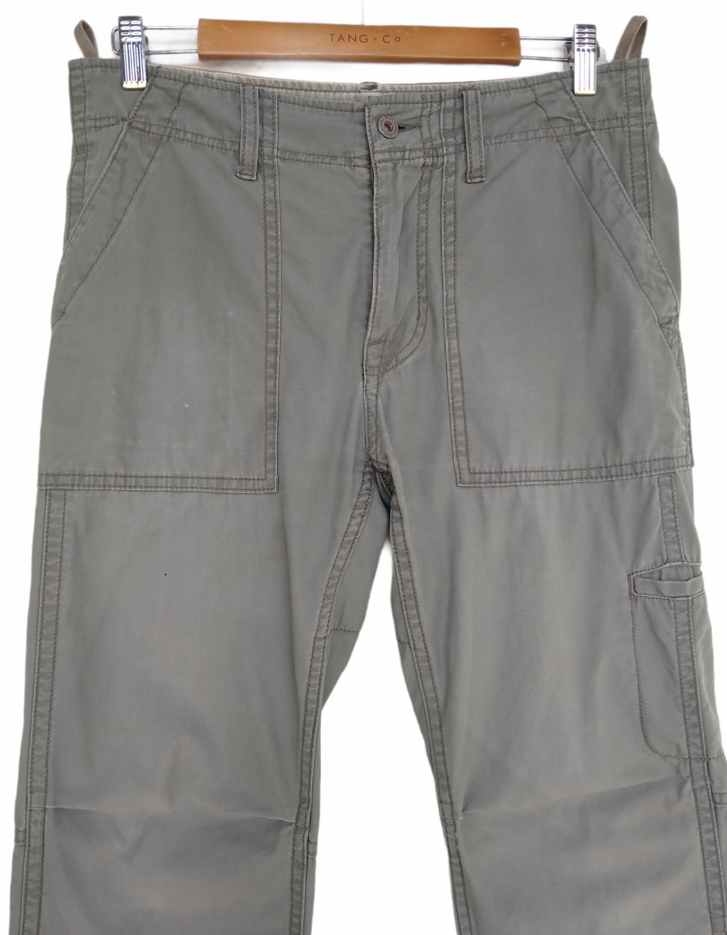 Japanese Brand Vintage Back Number Fatigue Easy Cargo Biker Trouser Pants Size US 32 / EU 48 - 4 Thumbnail