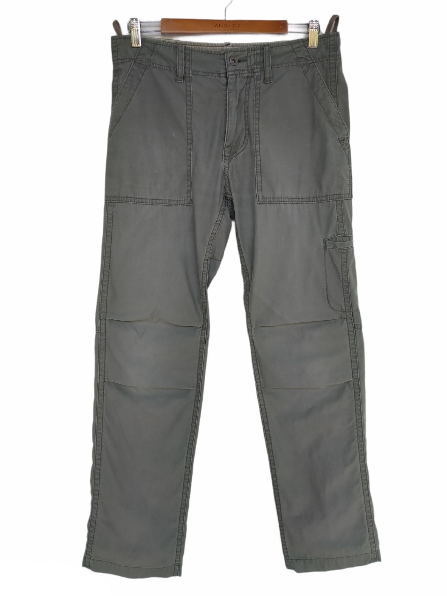 Japanese Brand Vintage Back Number Fatigue Easy Cargo Biker Trouser Pants Size US 32 / EU 48 - 2 Thumbnail