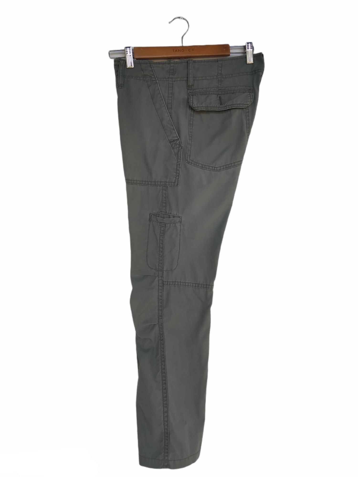 Japanese Brand Vintage Back Number Fatigue Easy Cargo Biker Trouser Pants Size US 32 / EU 48 - 12 Thumbnail